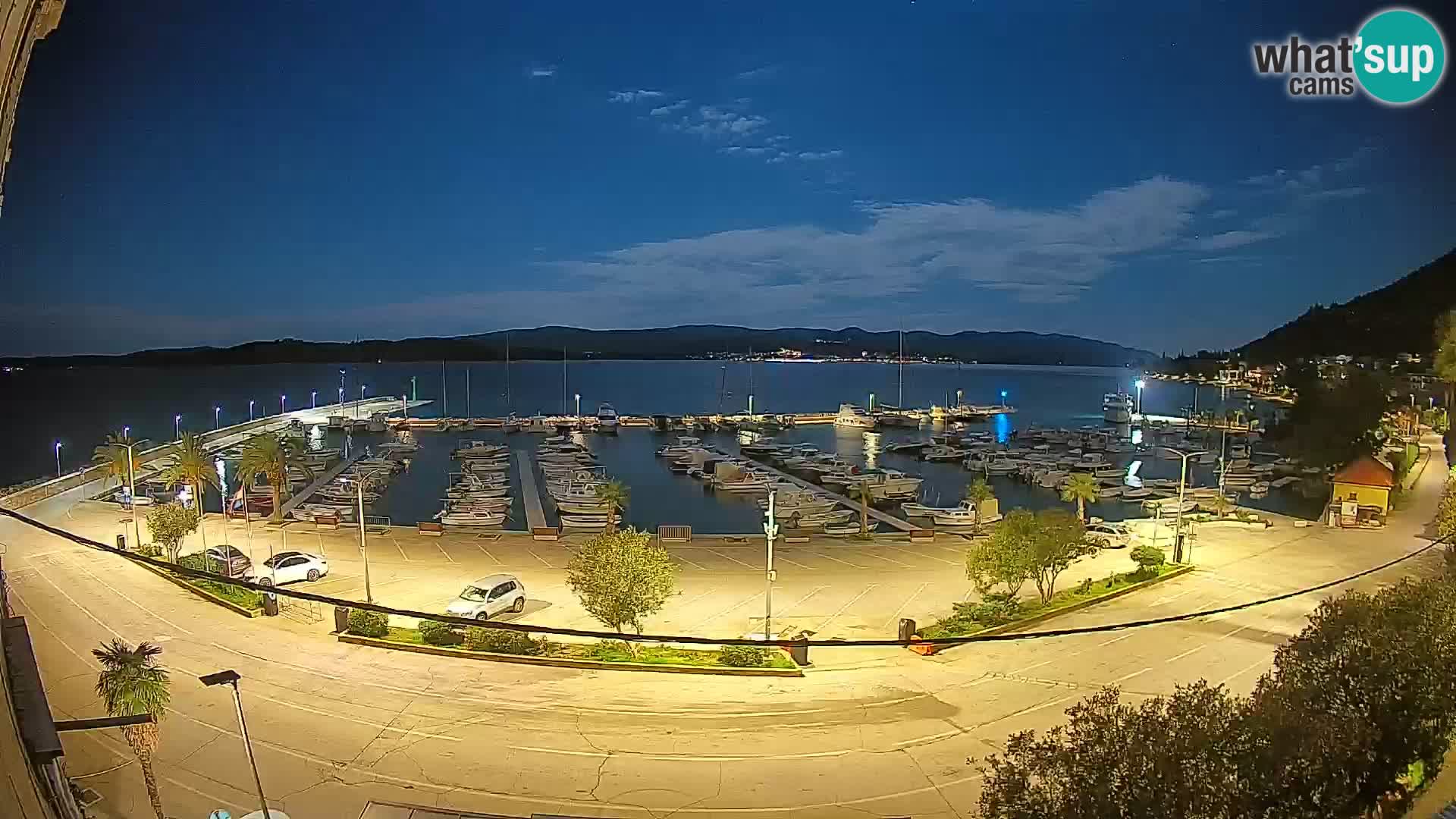 Spletna kamera Orebić Riva – Trajekt za Korčulo v živo