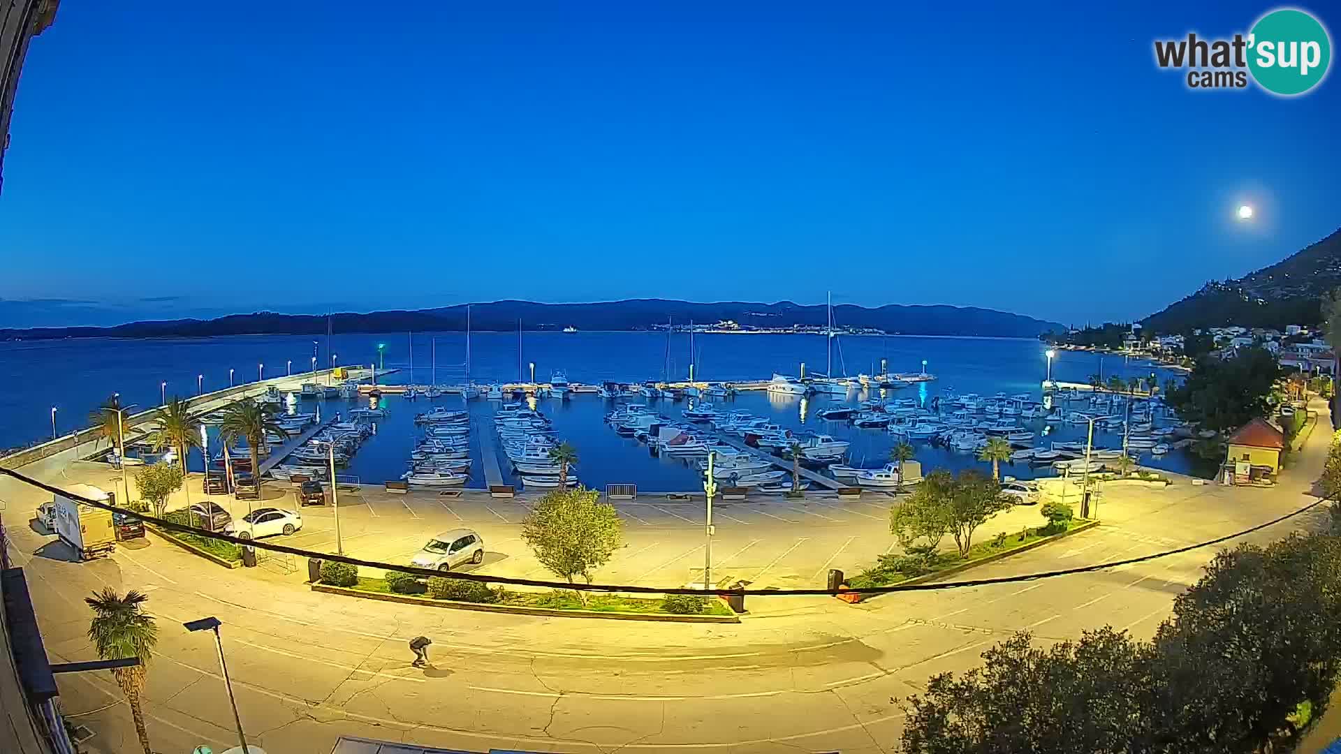 Webcam Orebić Riva – Ferry to Korčula Live