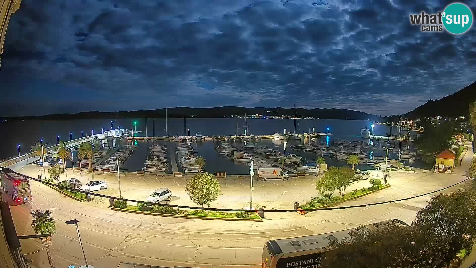 Webcam Orebić Riva – Ferry vers Korčula en direct