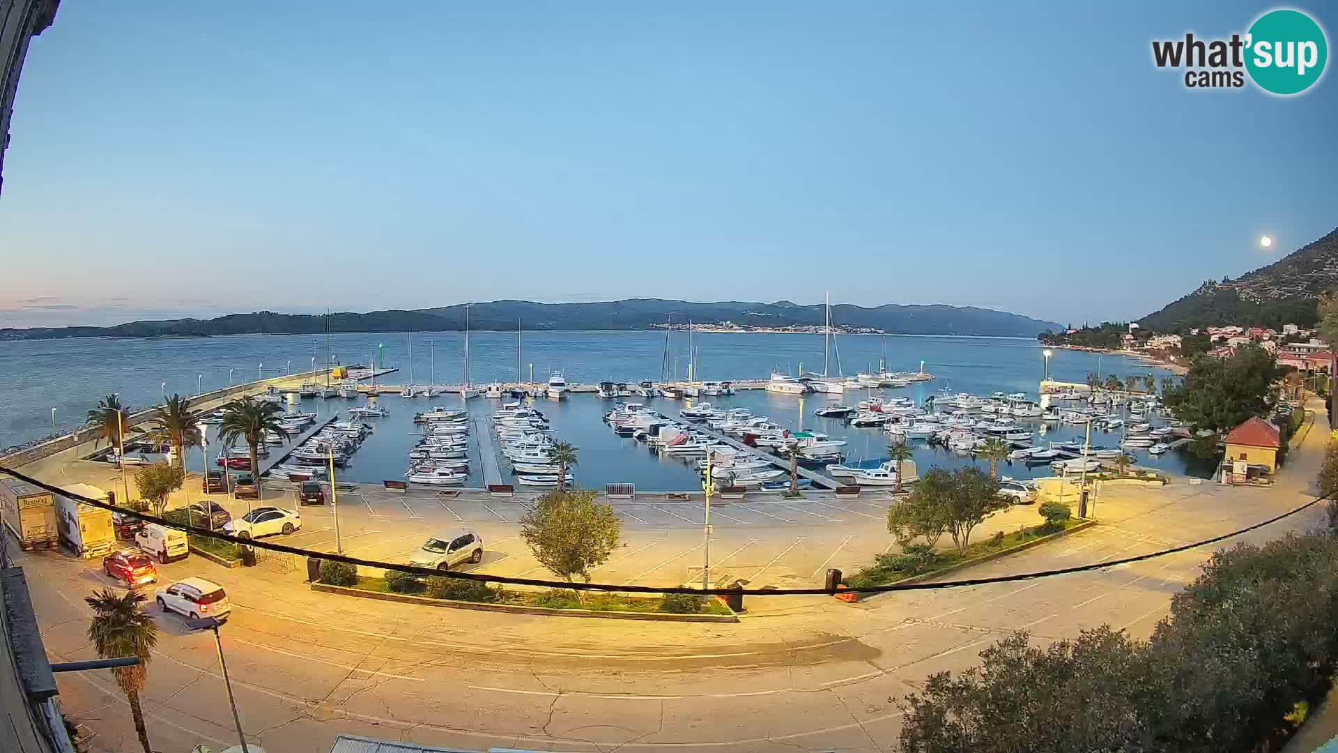Webcam Orebić Riva – Ferry to Korčula Live