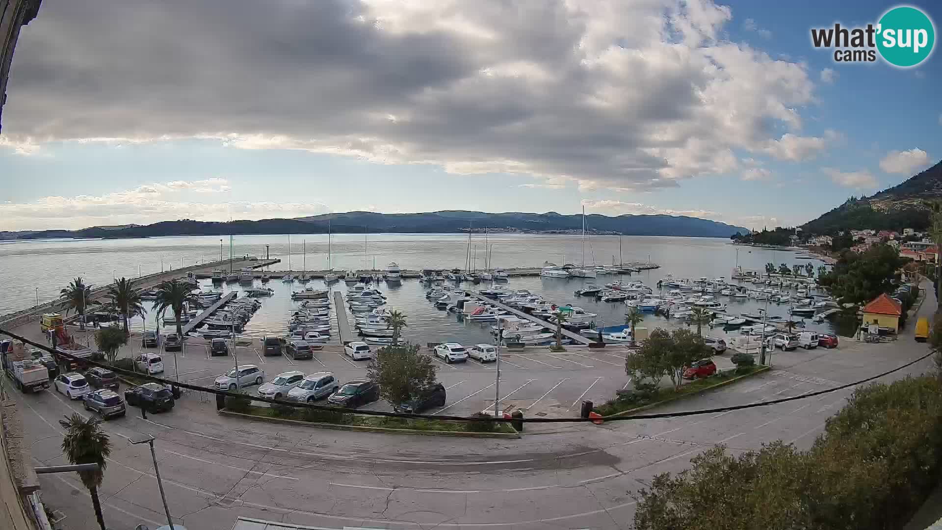 Webcam Orebić Riva – Ferry a Korčula en vivo