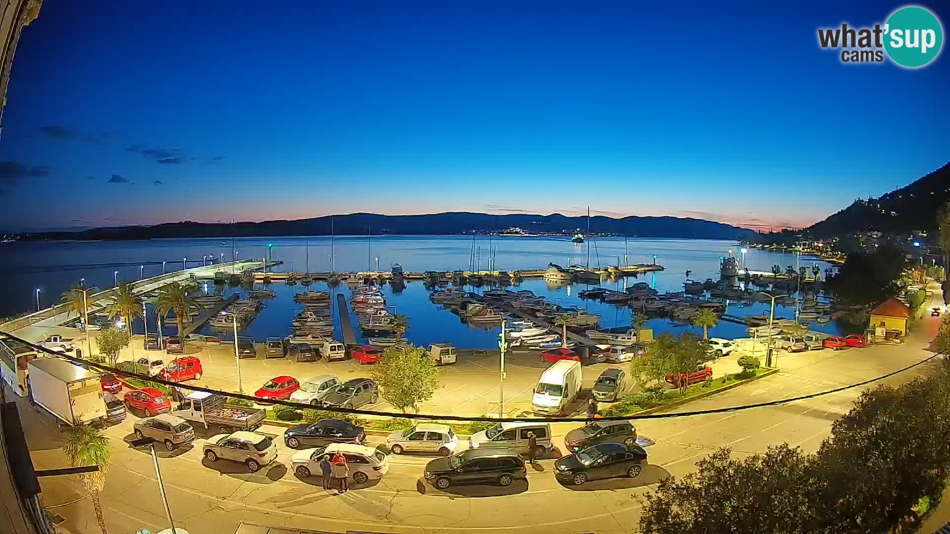 Webcam Orebić Riva – Ferry to Korčula Live