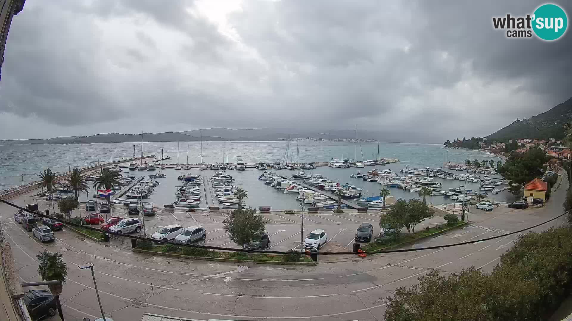 Webcam Orebić Riva – Ferry to Korčula Live