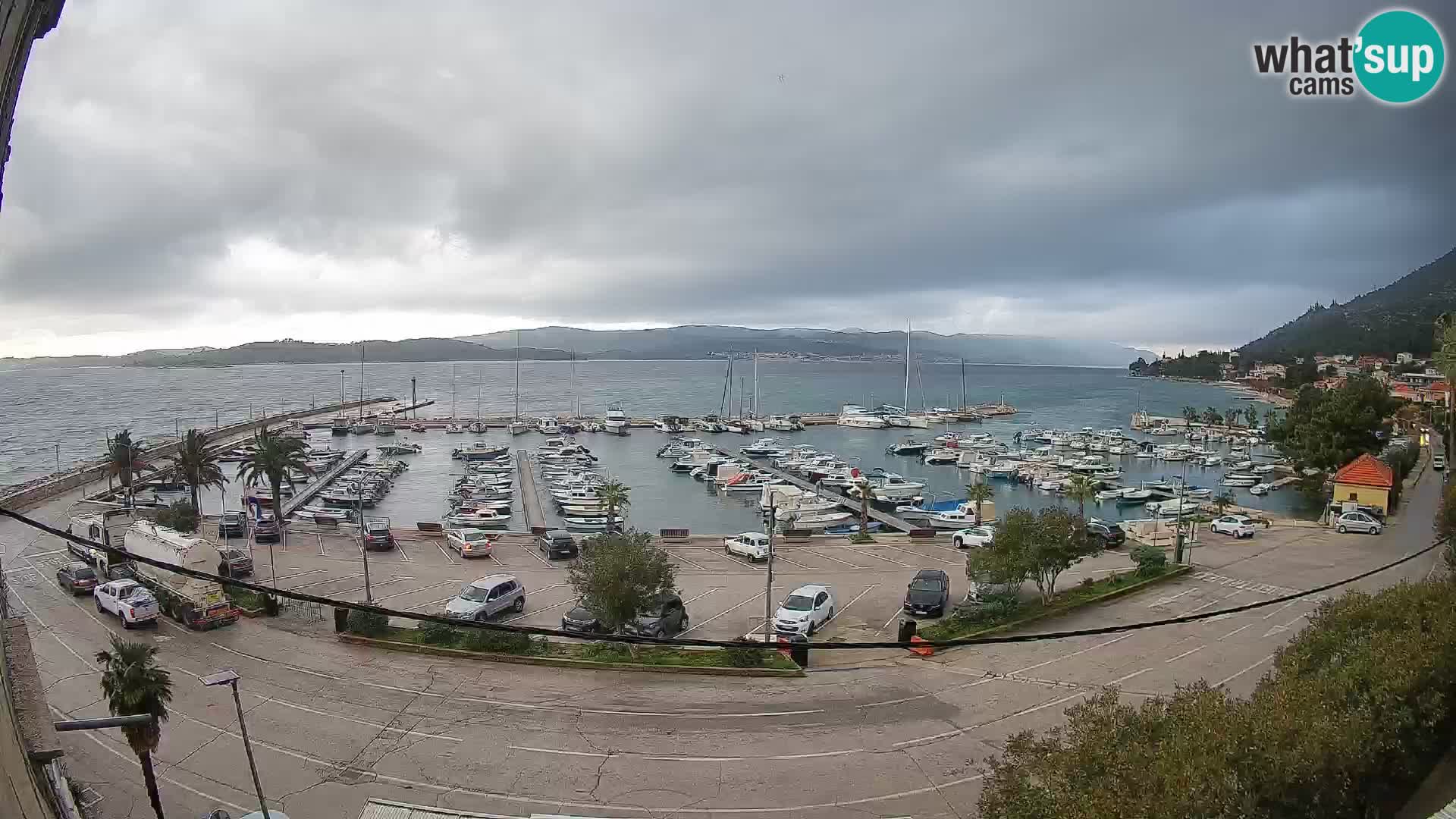 Webcam Orebić Riva – Ferry vers Korčula en direct