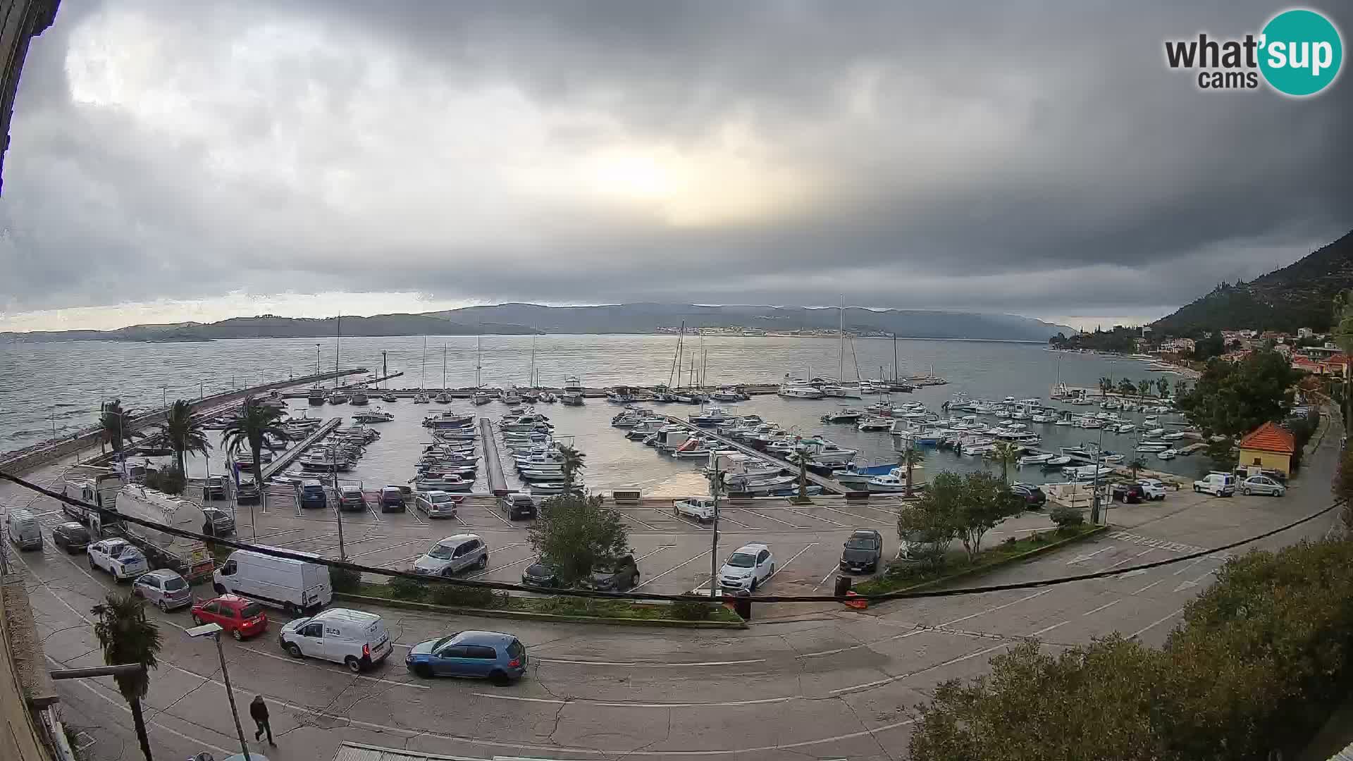 Webcam Orebić Riva – Ferry a Korčula en vivo