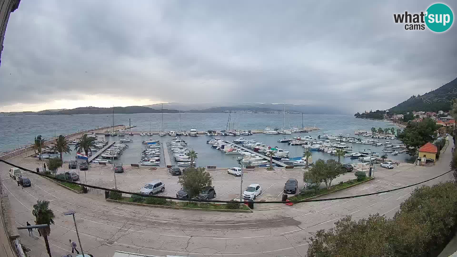 Webcam Orebić Uferpromenade – Fähre nach Korčula Live
