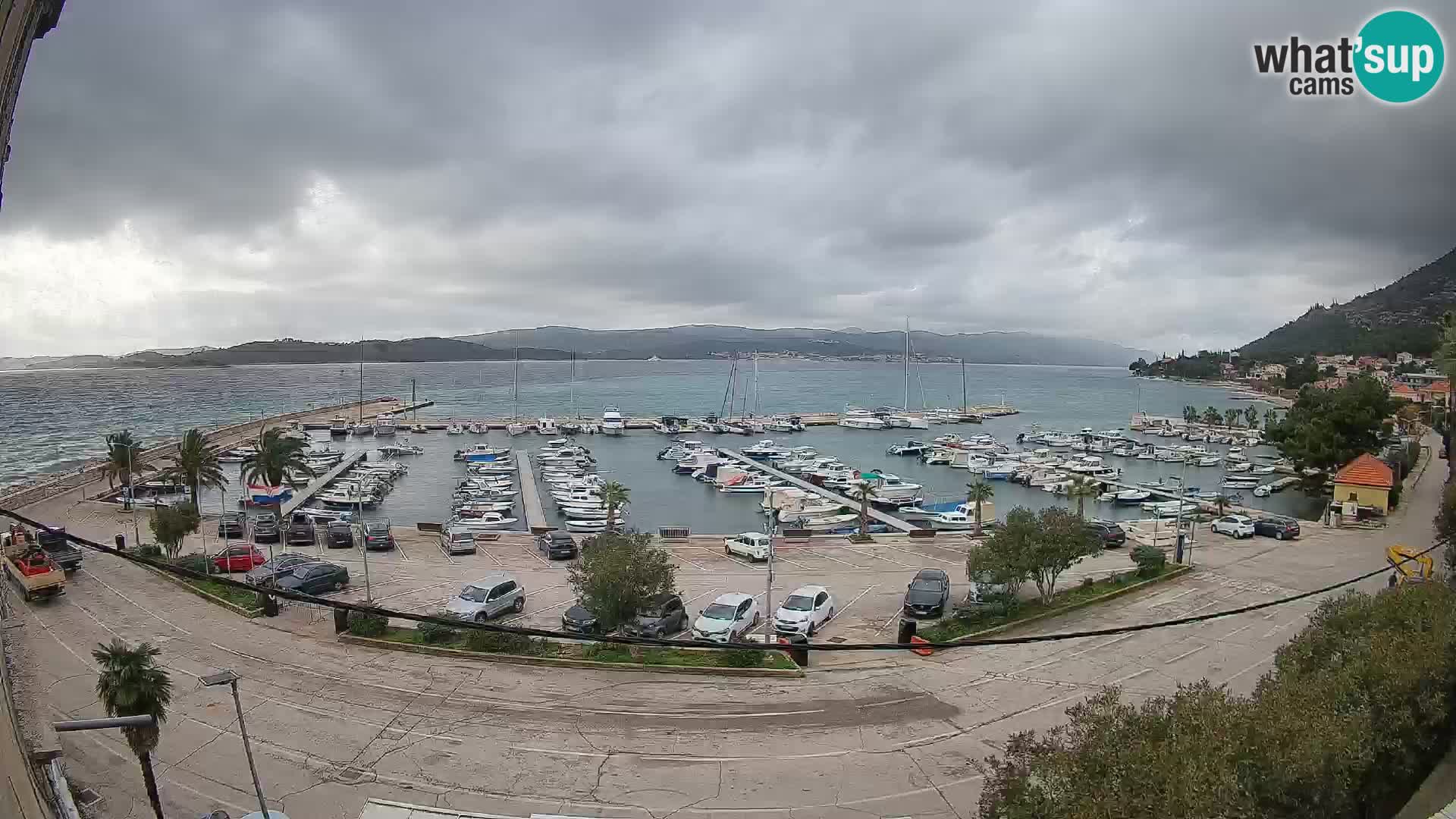 Webcam Orebić Riva – Ferry to Korčula Live