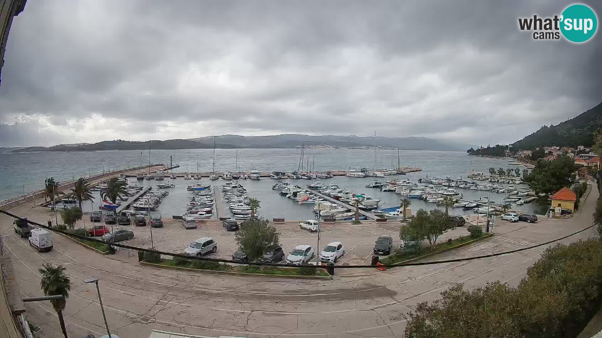Webcam Orebić Riva – Ferry a Korčula en vivo