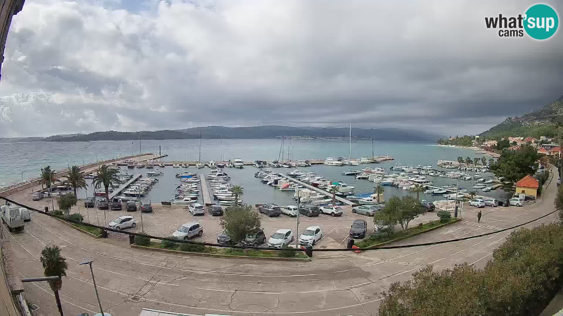 Webcam Orebić Riva – Ferry vers Korčula en direct