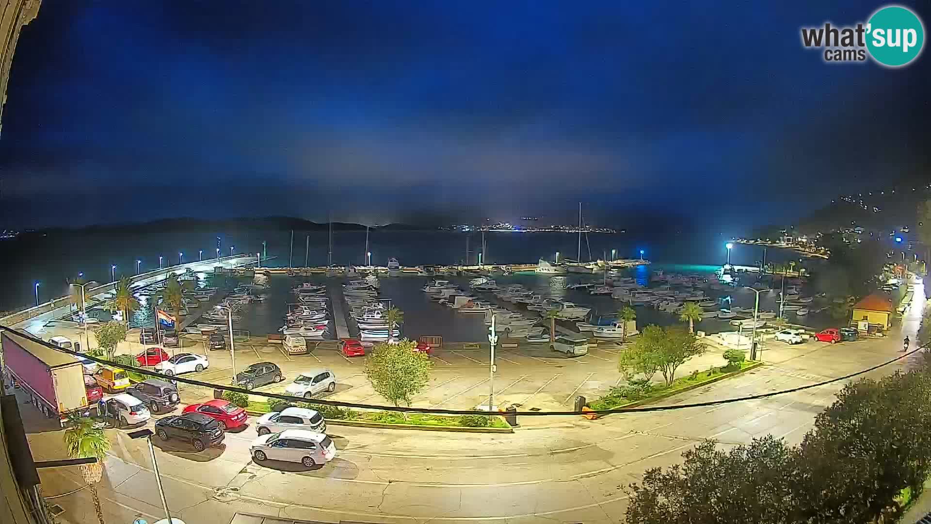 Webcam Orebić Riva – Ferry vers Korčula en direct