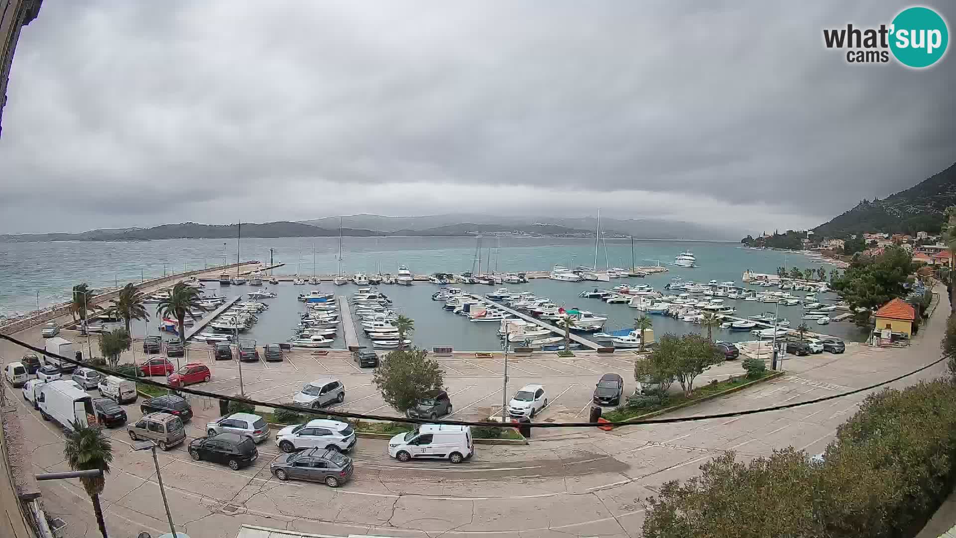 Webcam Orebić Riva – Ferry to Korčula Live