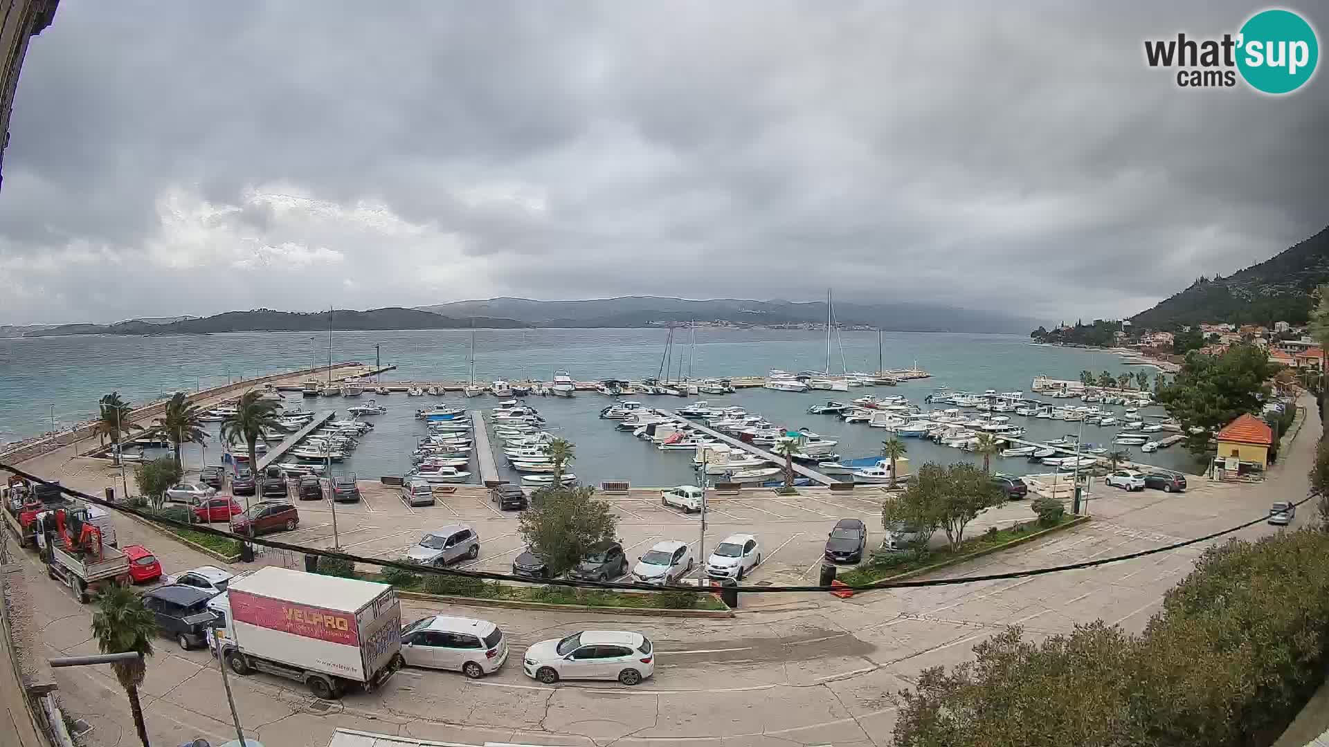 Webcam Orebić Riva – Ferry to Korčula Live