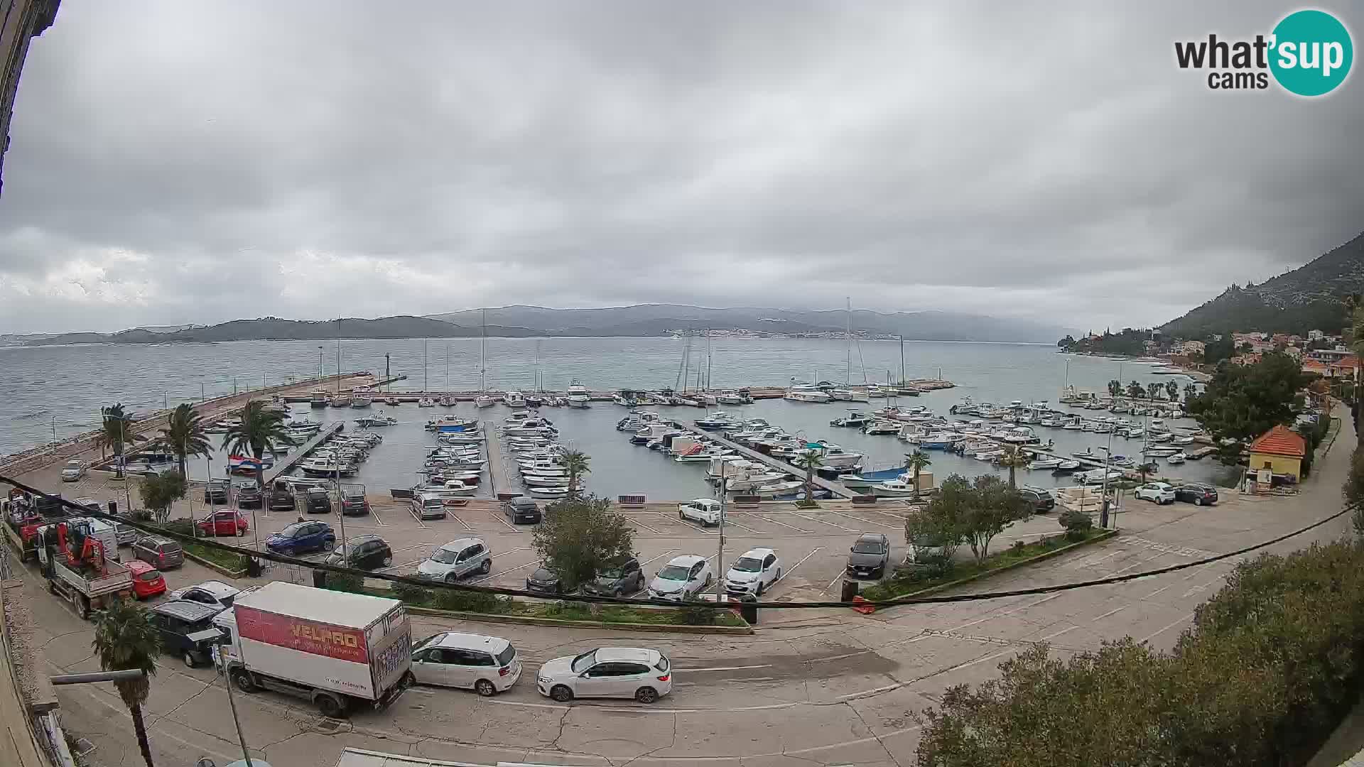 Webcam Orebić Uferpromenade – Fähre nach Korčula Live