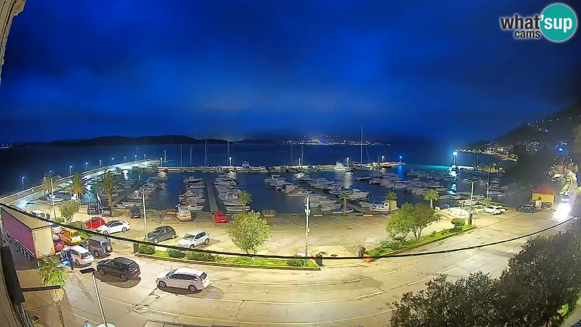 Webcam Orebić Riva – Ferry vers Korčula en direct
