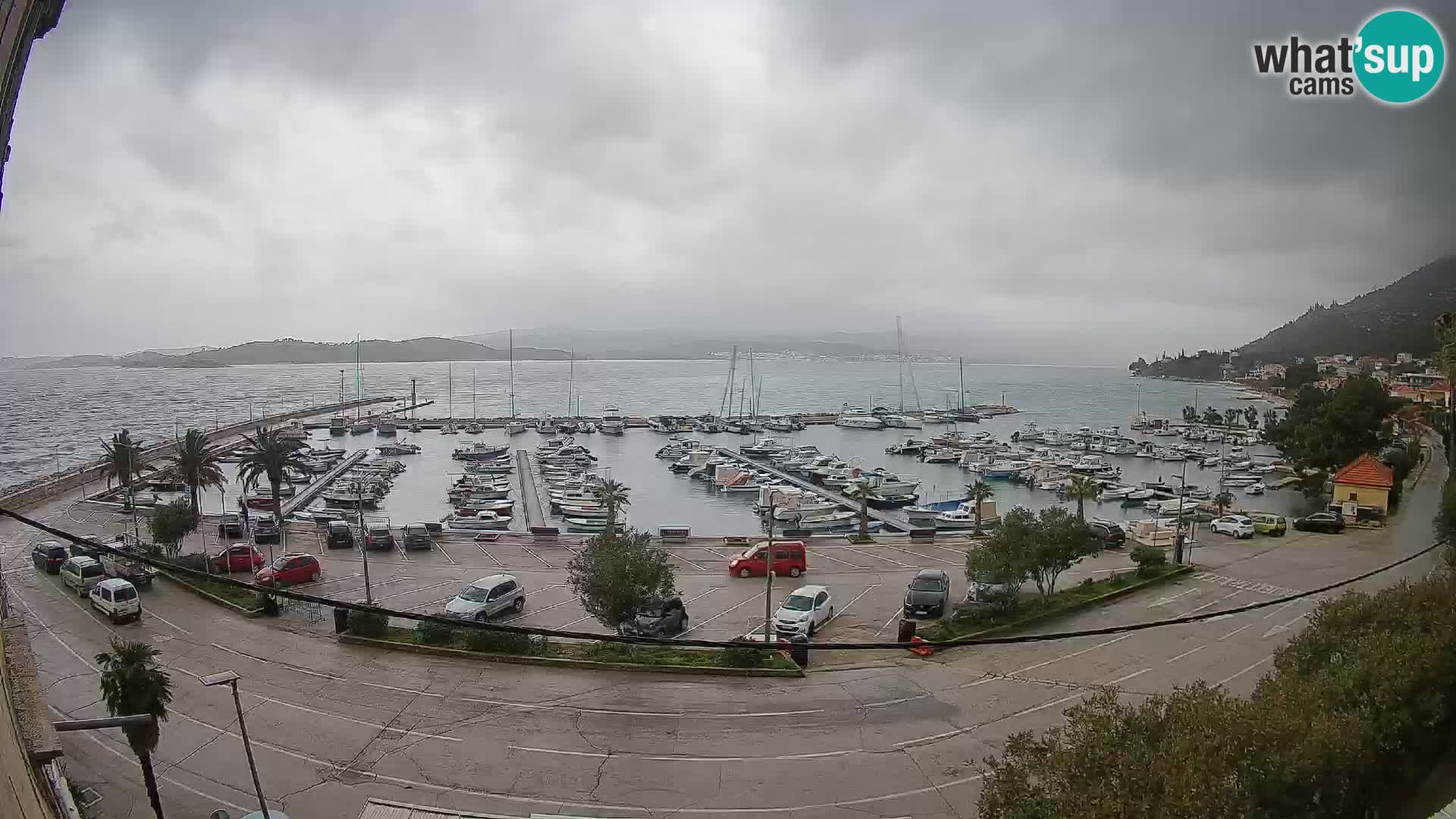 Webcam Orebić Riva – Ferry vers Korčula en direct