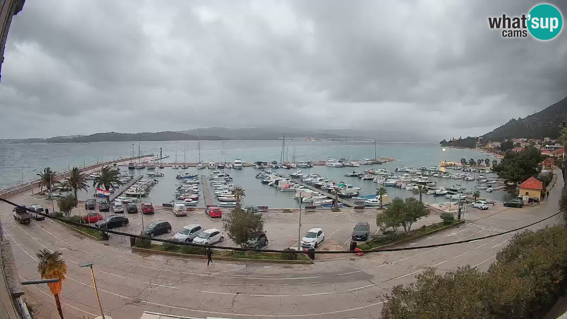 Webcam Orebić Riva – Ferry to Korčula Live
