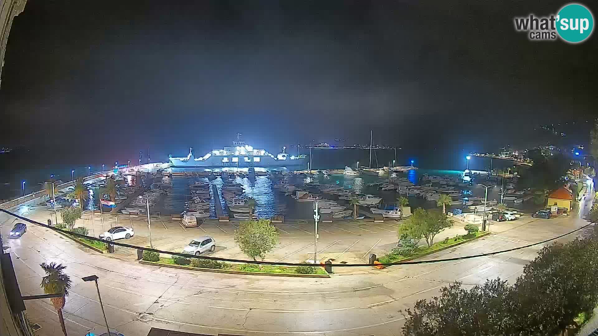 Webcam Orebić Riva – Ferry vers Korčula en direct