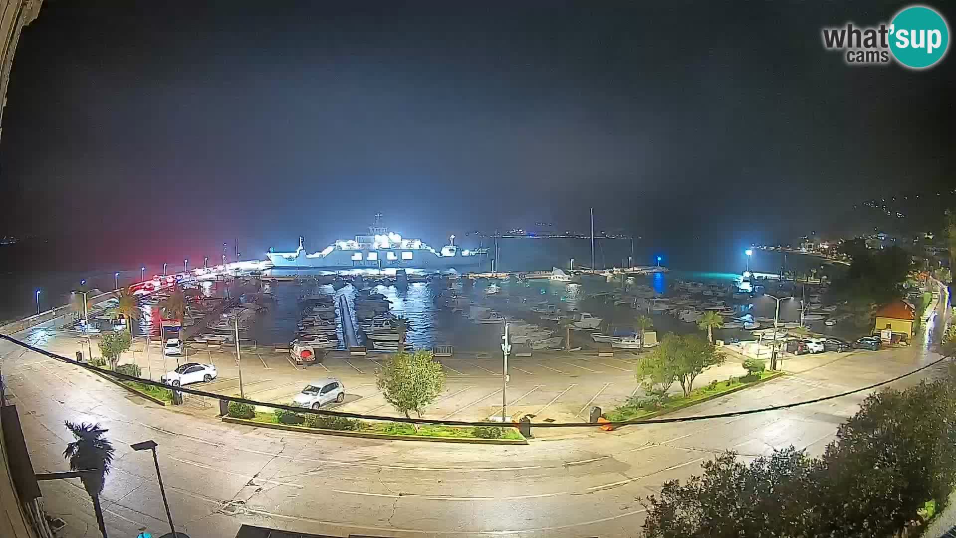 Webcam Orebić Riva – Ferry a Korčula en vivo