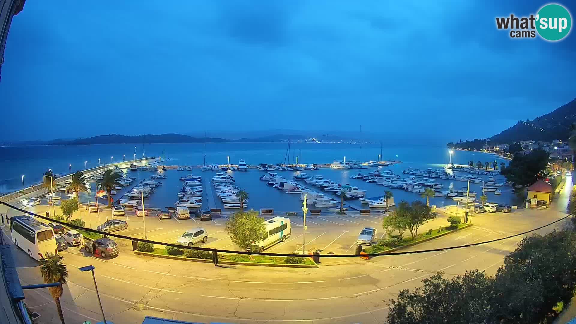 Webcam Orebić Riva – Ferry to Korčula Live