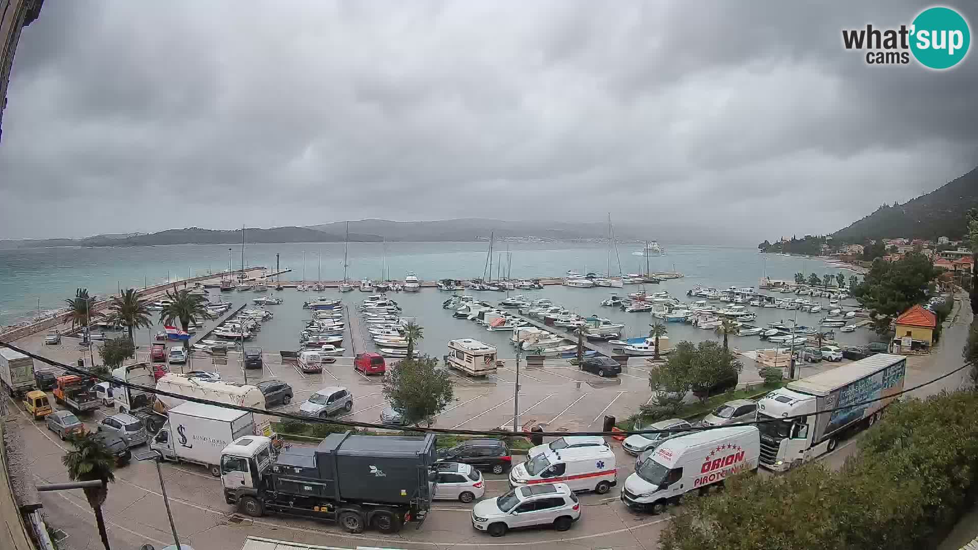 Webcam Orebić Riva – Ferry to Korčula Live