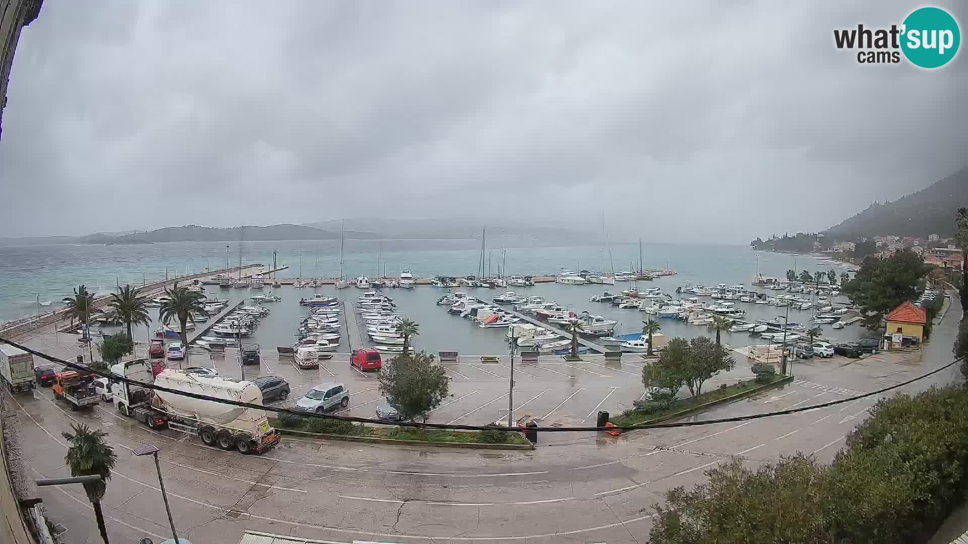 Webcam Orebić Riva – Ferry to Korčula Live