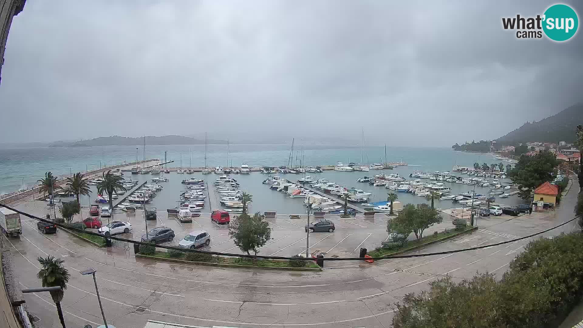 Webcam Orebić Riva – Ferry vers Korčula en direct