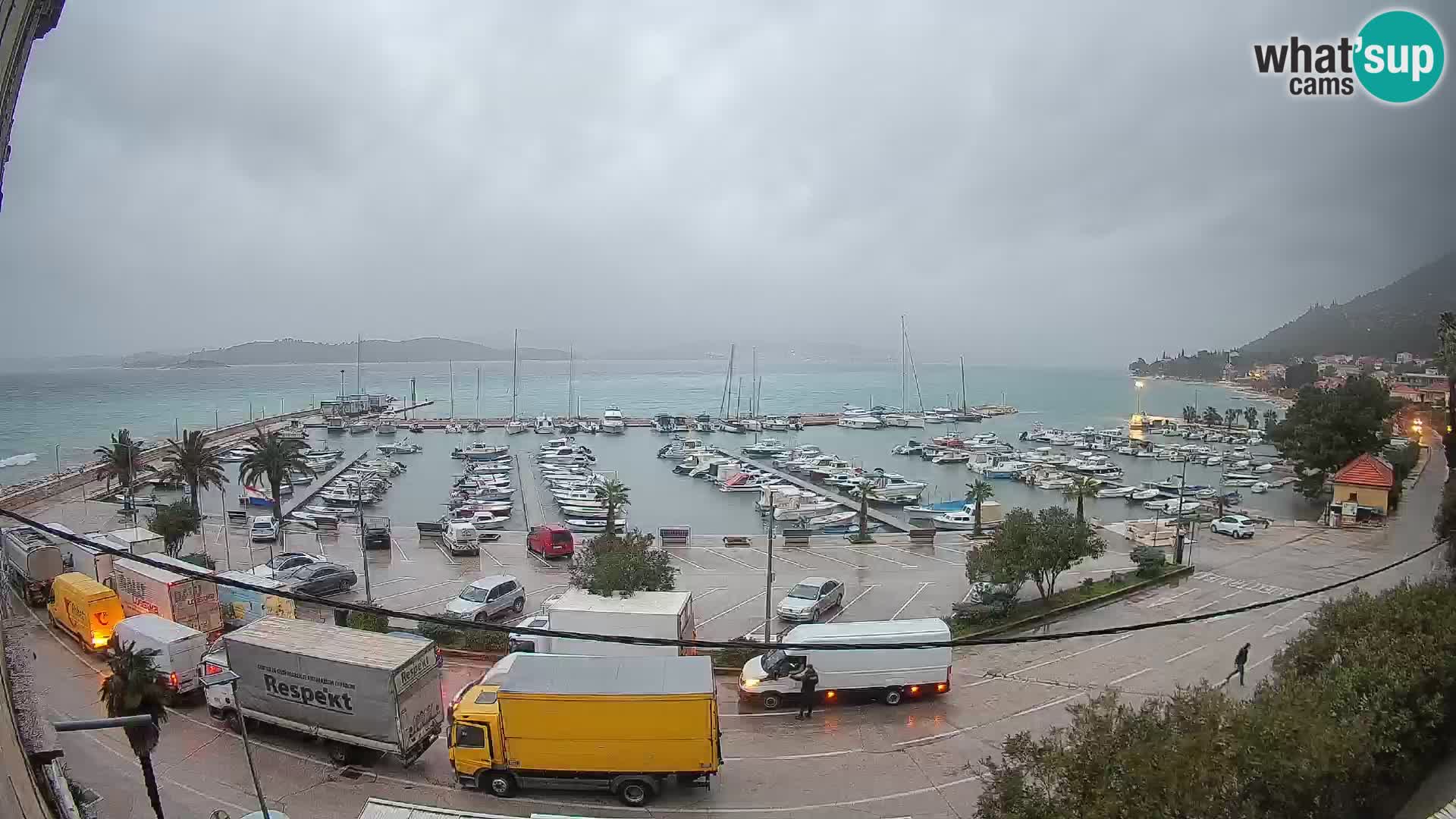 Web kamera Orebić Riva – Trajekt za Korčulu uživo