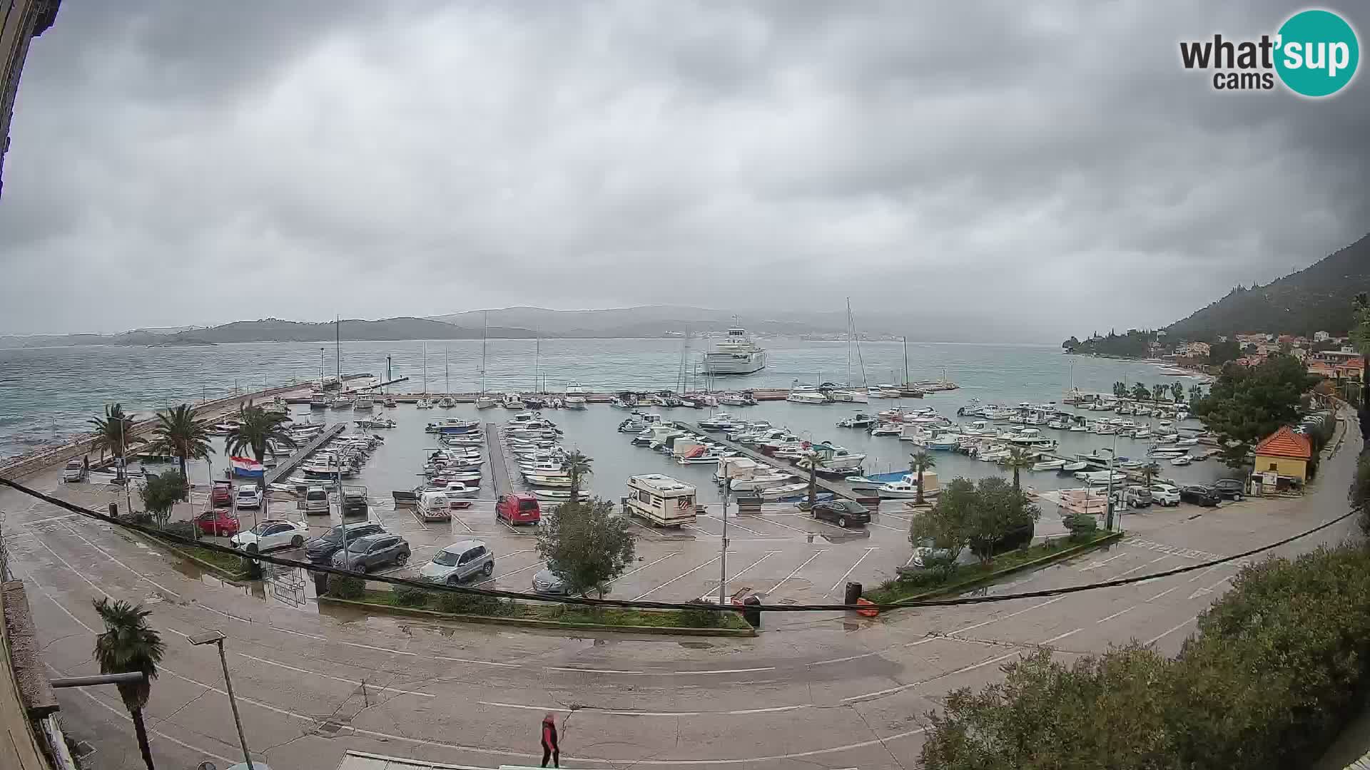 Web kamera Orebić Riva – Trajekt za Korčulu uživo