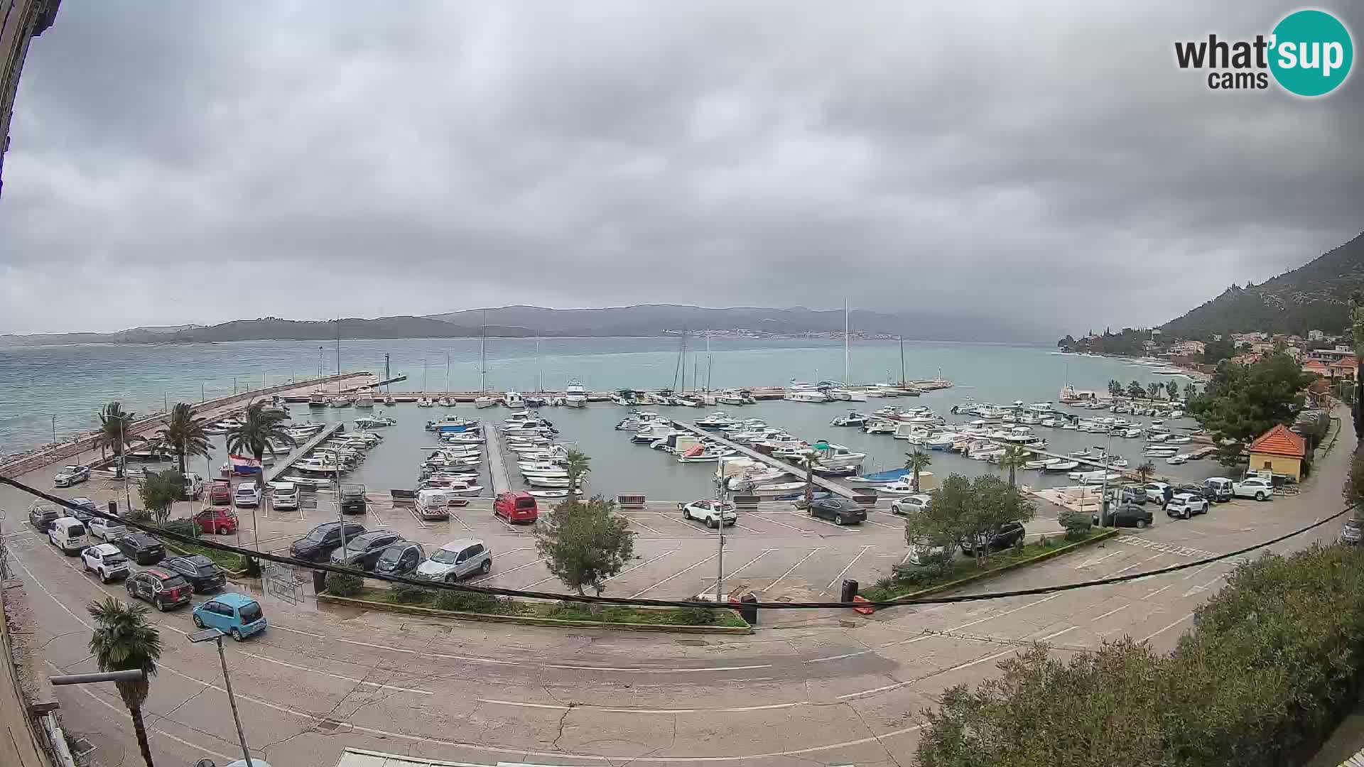Webcam Orebić Riva – Ferry vers Korčula en direct