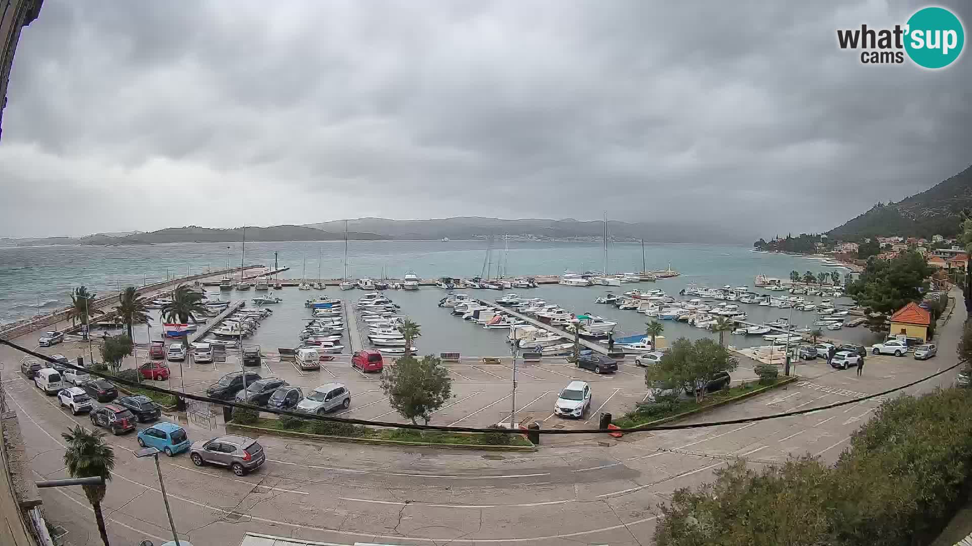 Webcam Orebić Riva – Ferry vers Korčula en direct