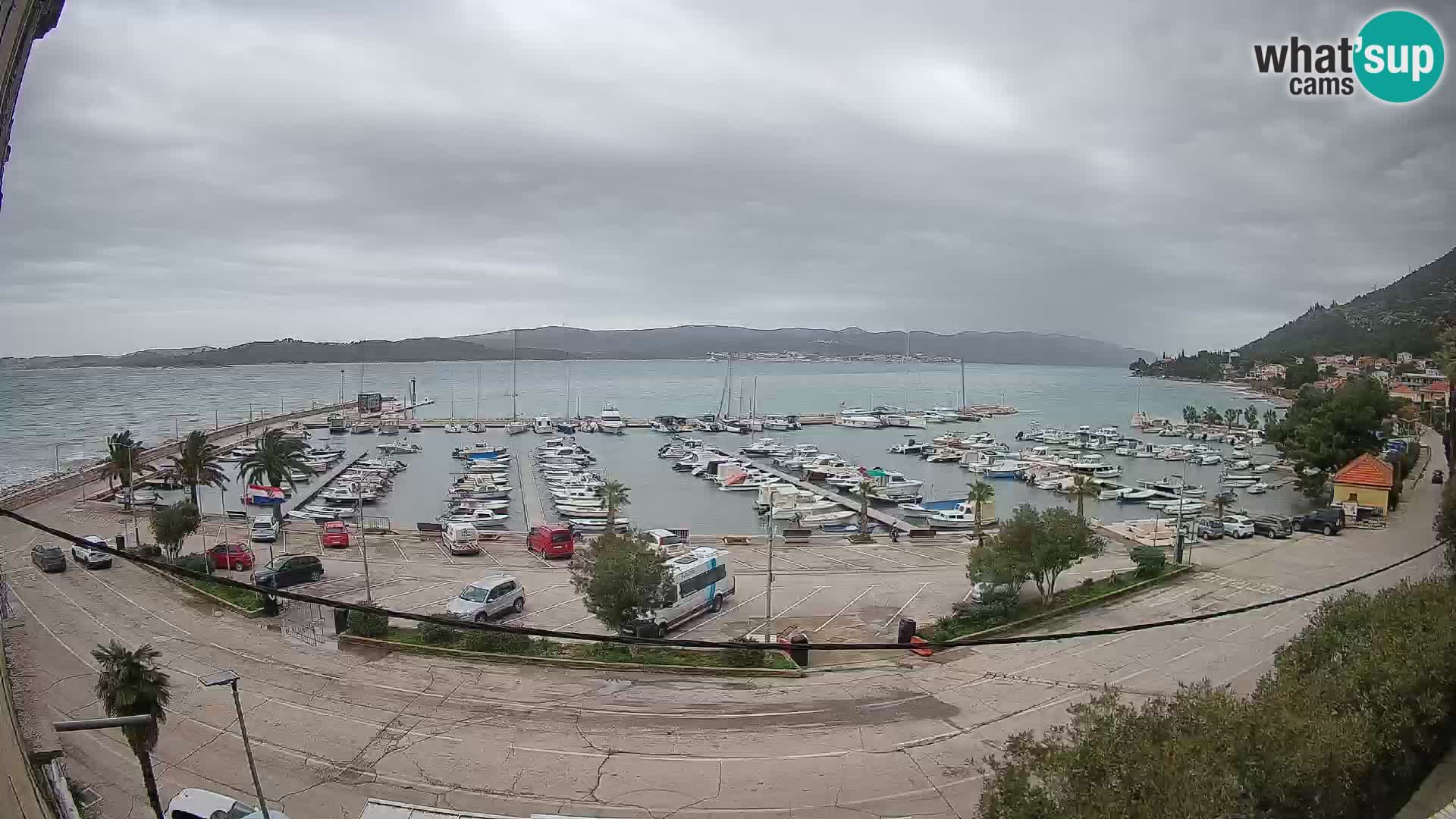 Webcam Orebić Uferpromenade – Fähre nach Korčula Live
