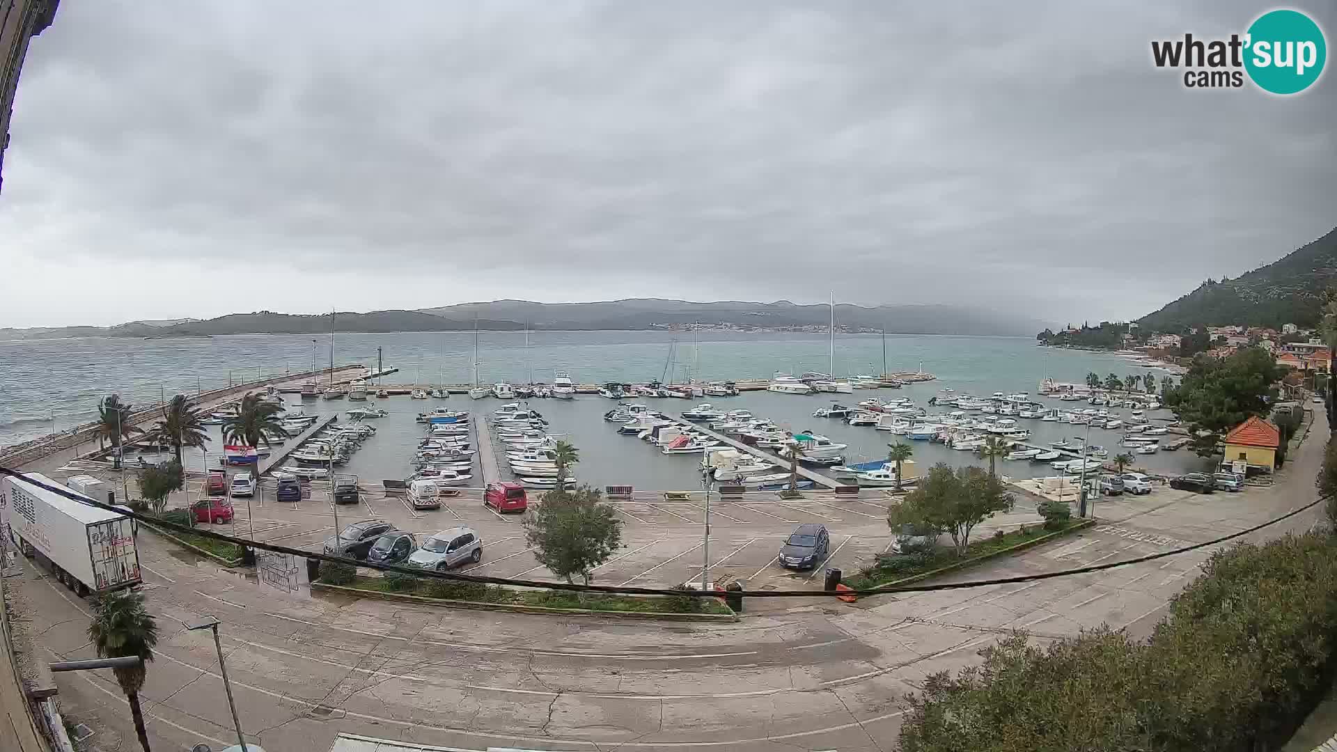 Webcam Orebić Riva – Ferry vers Korčula en direct