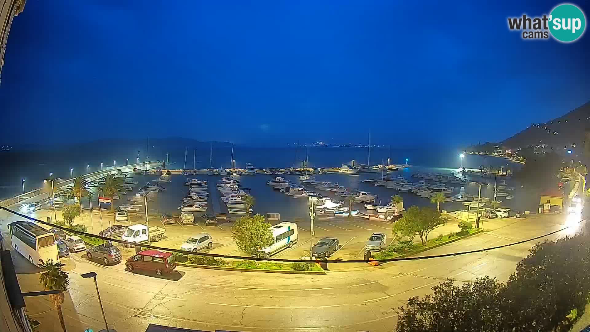 Webcam Orebić Uferpromenade – Fähre nach Korčula Live