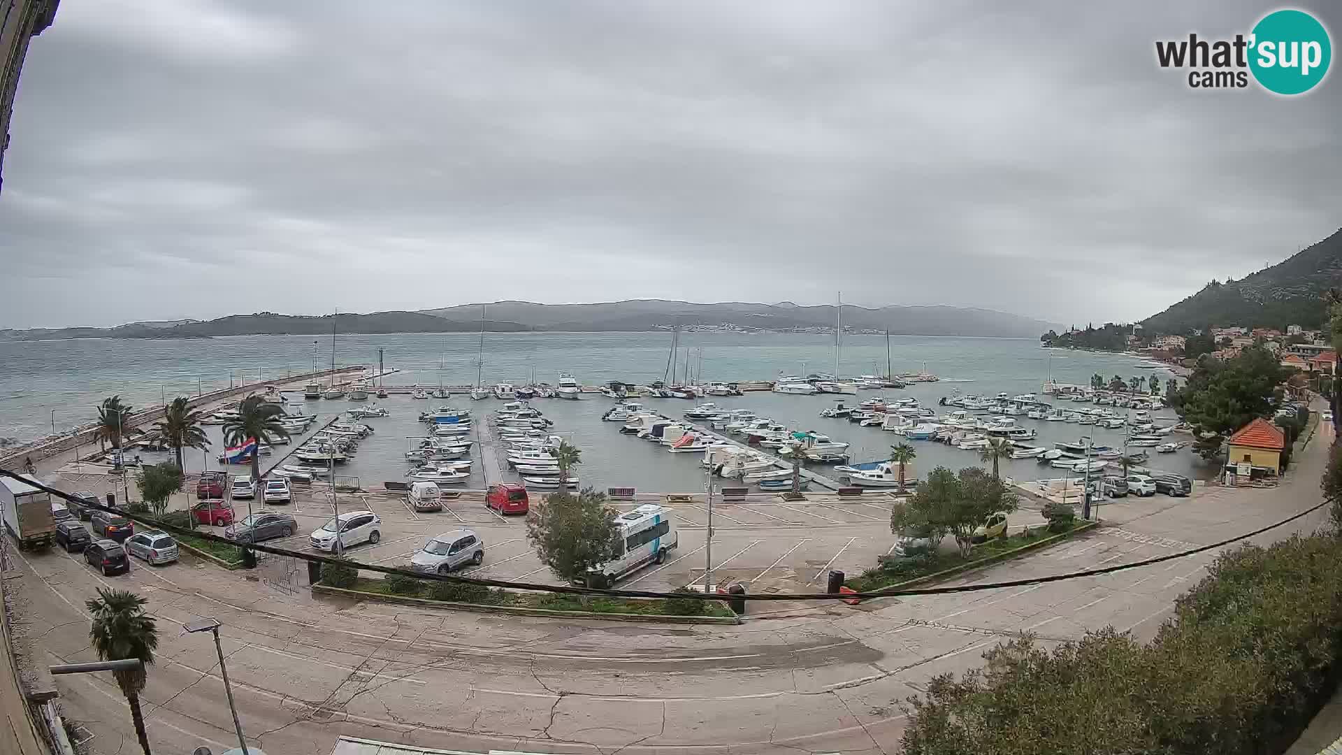 Web kamera Orebić Riva – Trajekt za Korčulu uživo