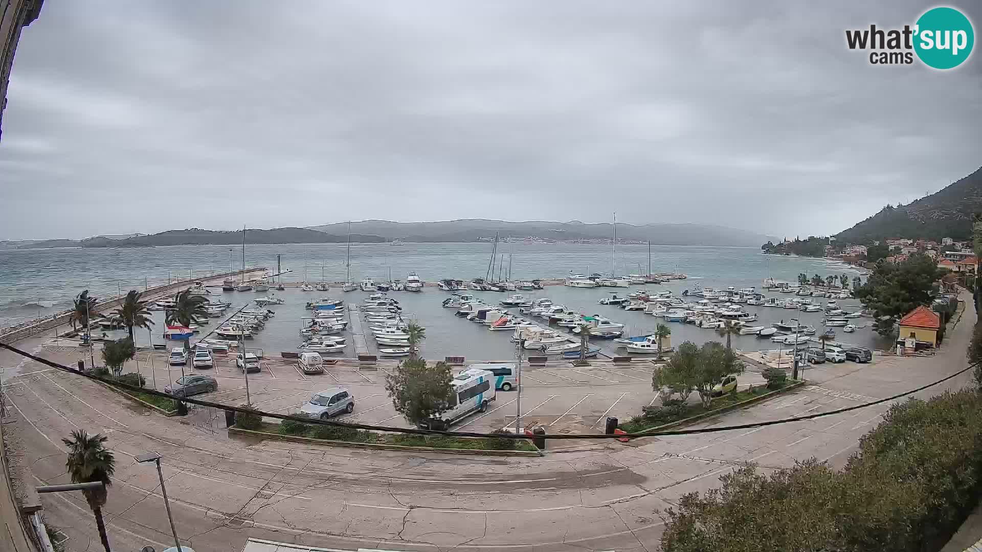 Spletna kamera Orebić Riva – Trajekt za Korčulo v živo