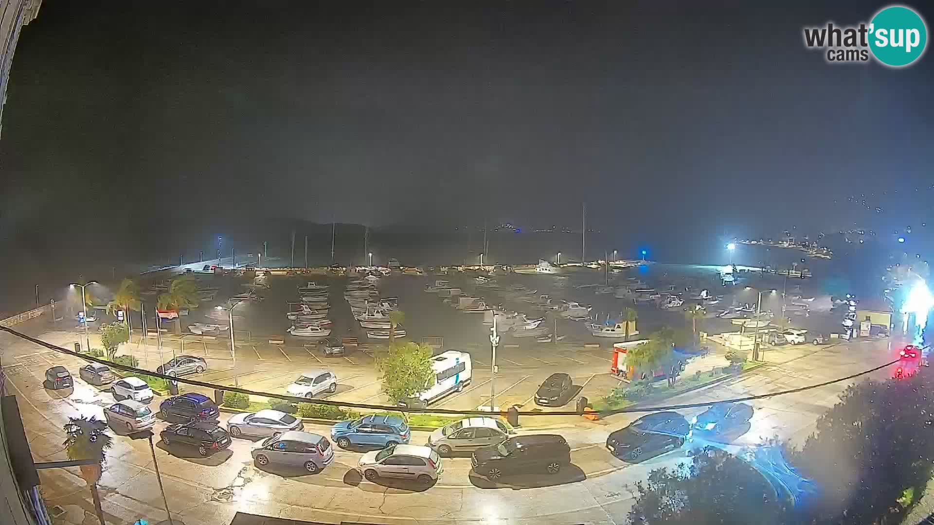 Spletna kamera Orebić Riva – Trajekt za Korčulo v živo