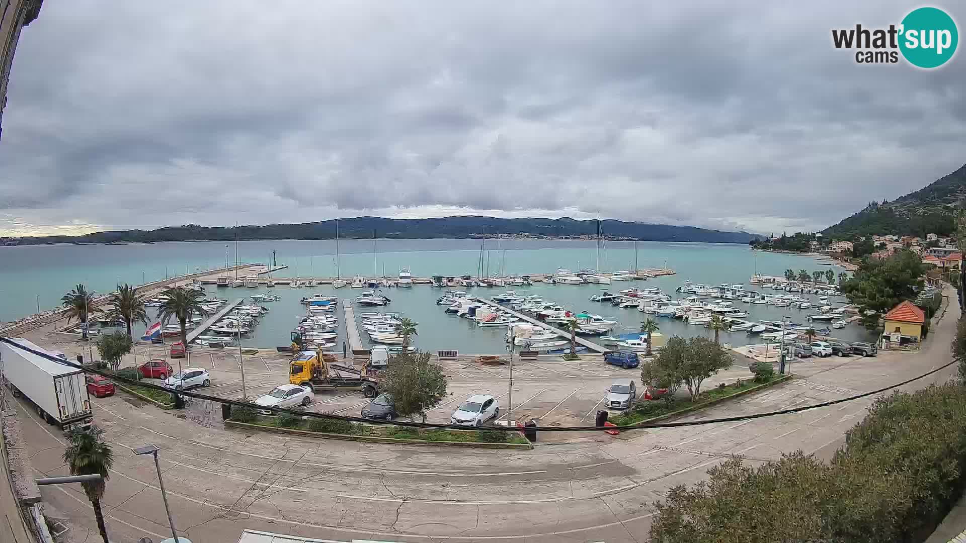 Web kamera Orebić Riva – Trajekt za Korčulu uživo