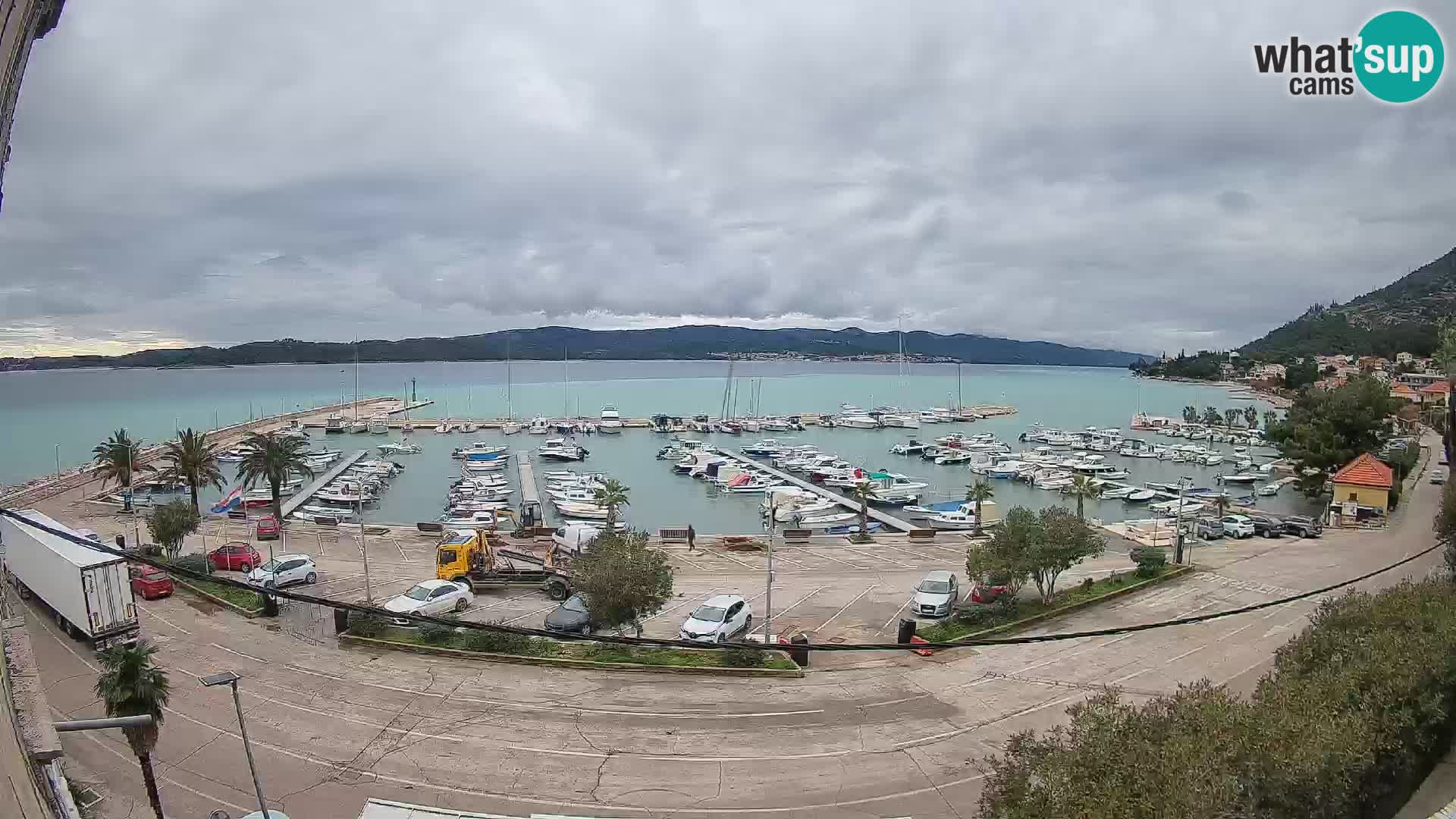 Webcam Orebić Uferpromenade – Fähre nach Korčula Live
