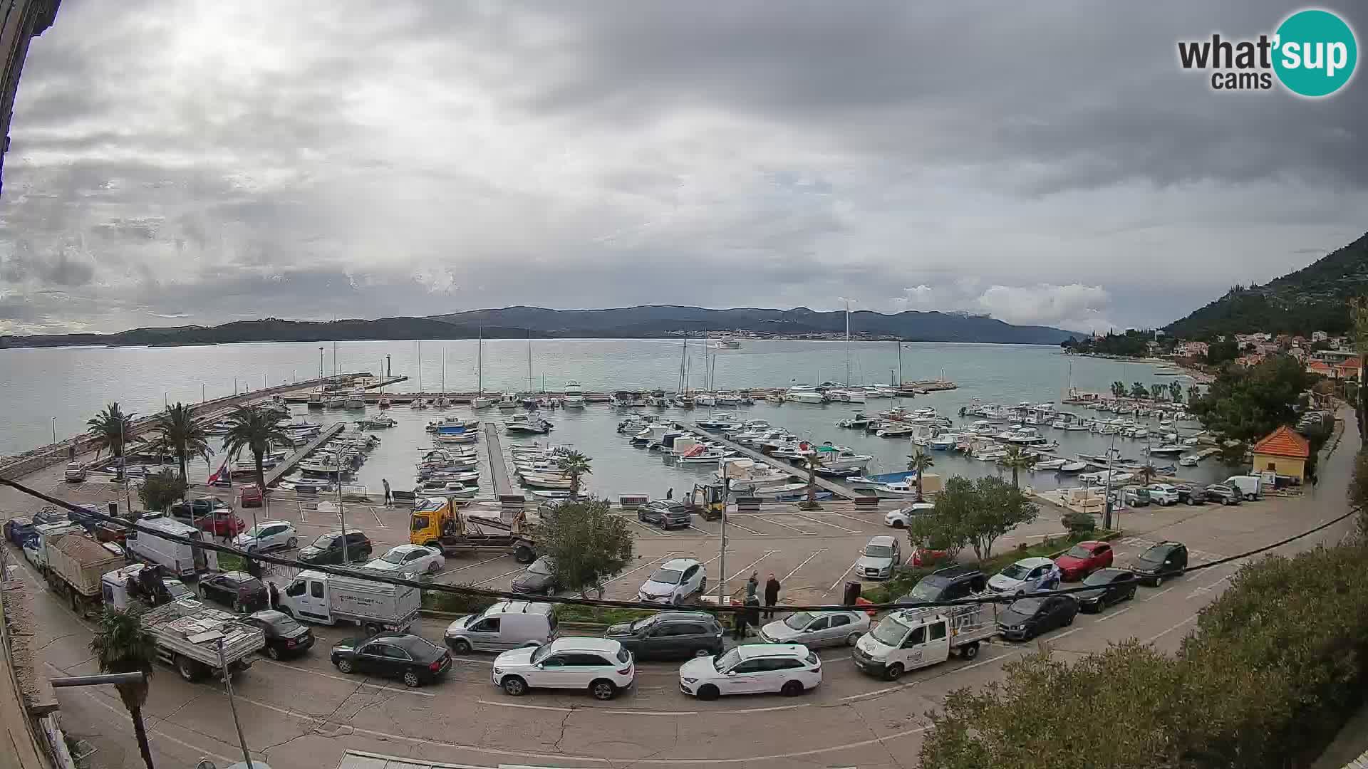 Webcam Orebić Uferpromenade – Fähre nach Korčula Live