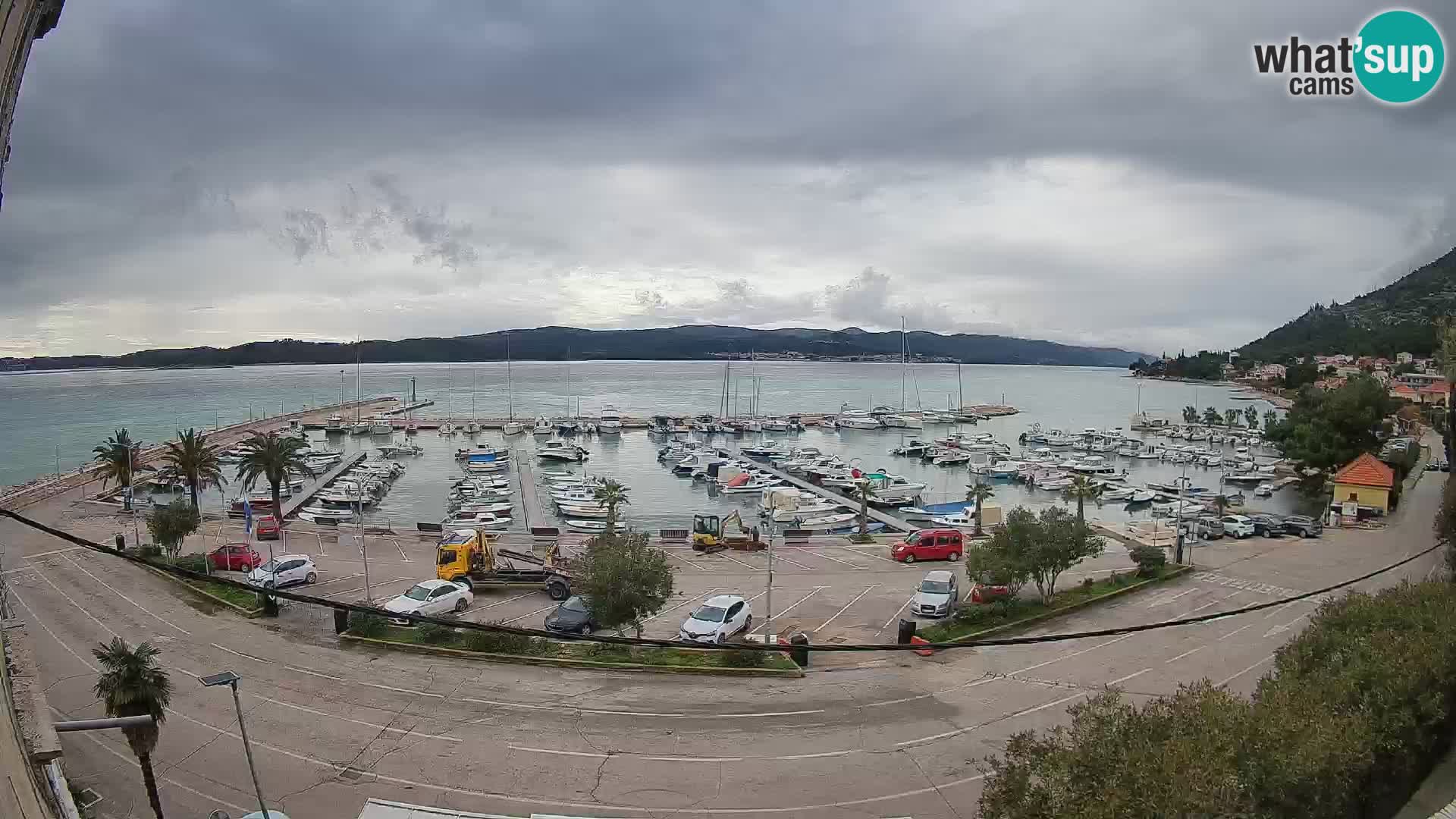 Web kamera Orebić Riva – Trajekt za Korčulu uživo