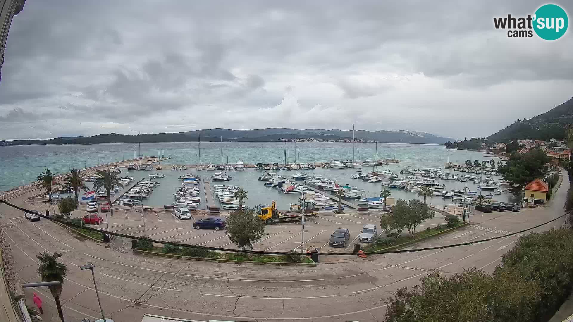 Webcam Orebić Riva – Ferry to Korčula Live