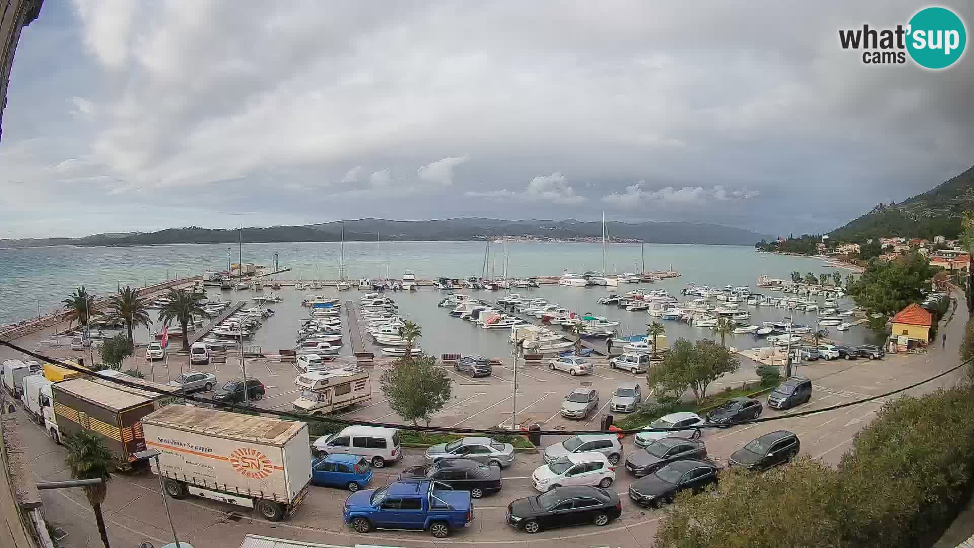 Webcam Orebić Uferpromenade – Fähre nach Korčula Live