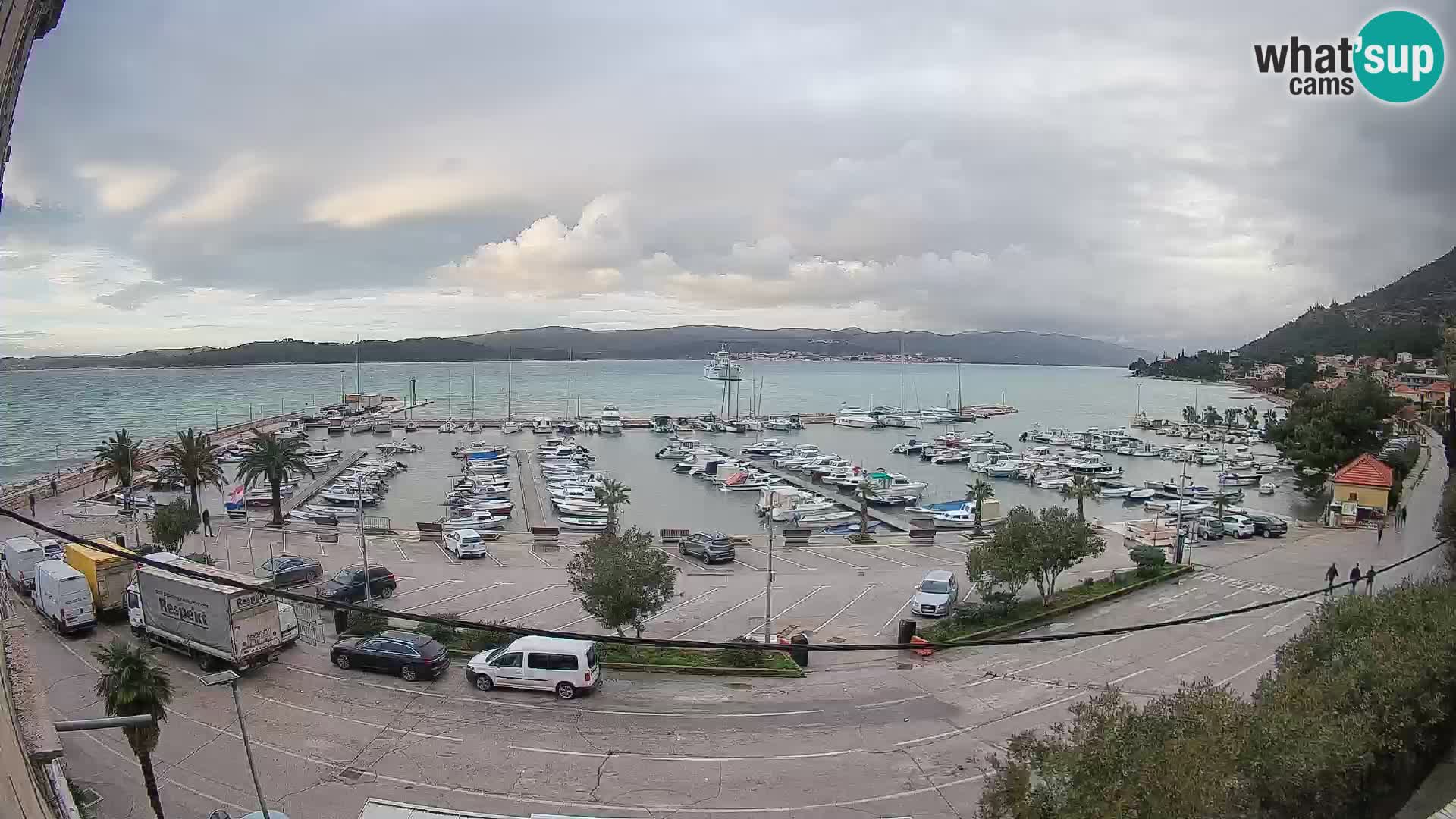Webcam Orebić Riva – Ferry vers Korčula en direct