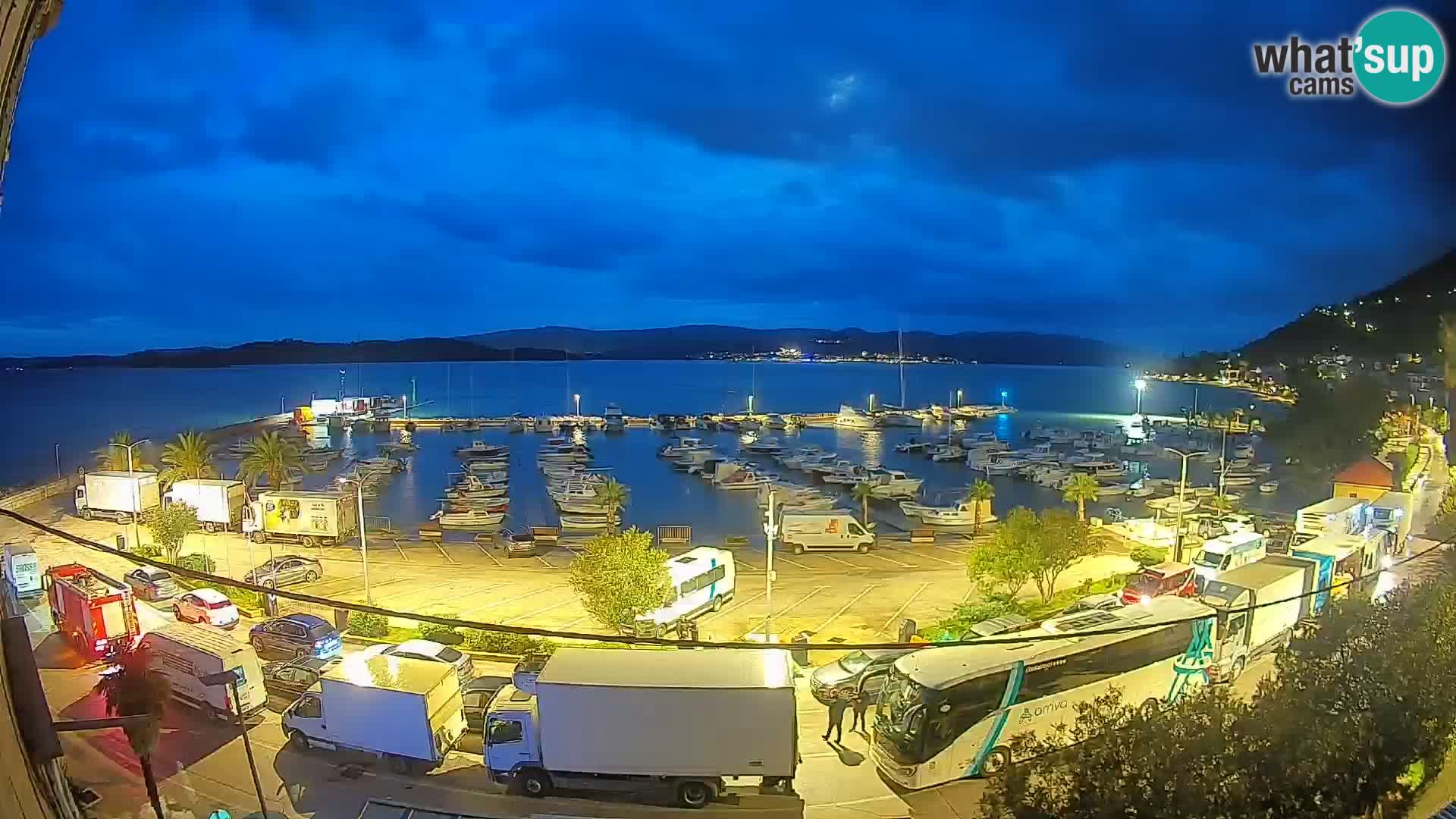 Webcam Orebić Riva – Ferry a Korčula en vivo