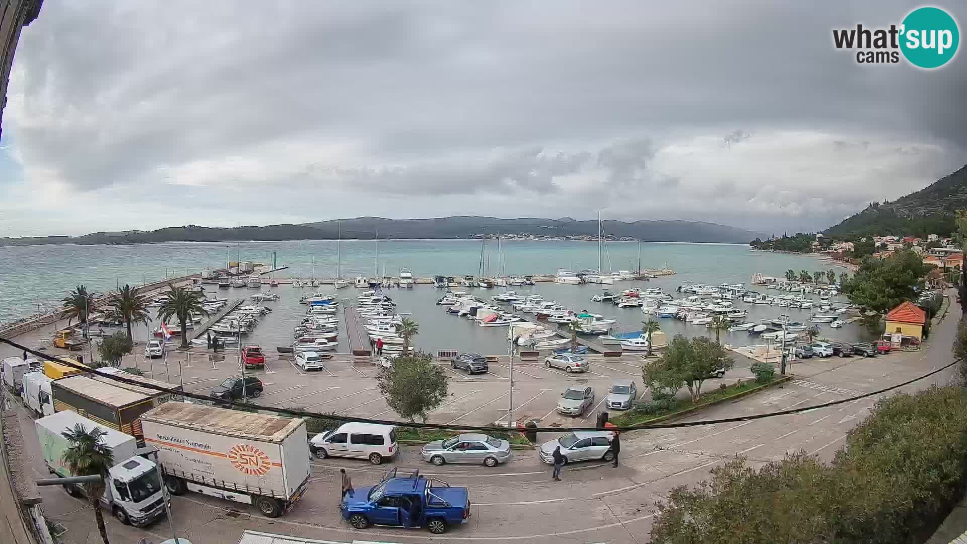 Webcam Orebić Riva – Ferry to Korčula Live