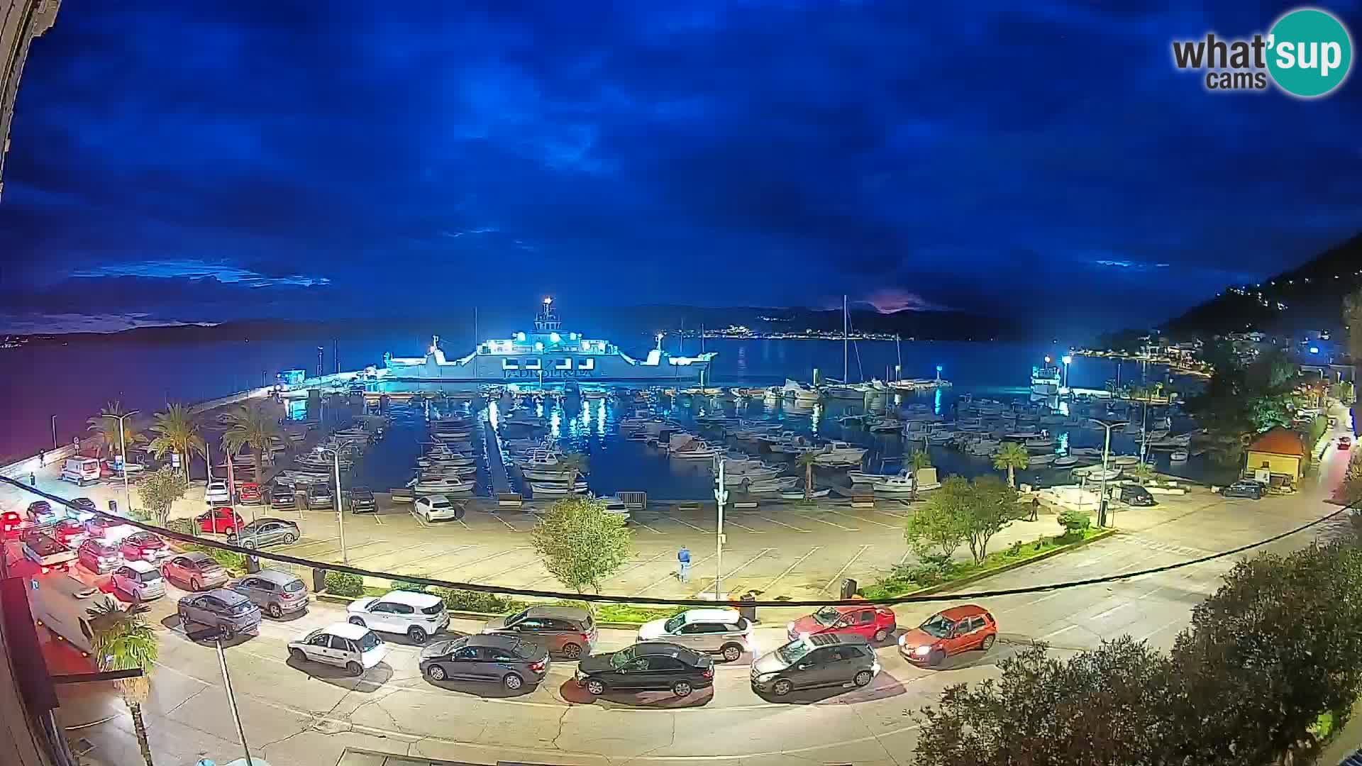 Webcam Orebić Uferpromenade – Fähre nach Korčula Live