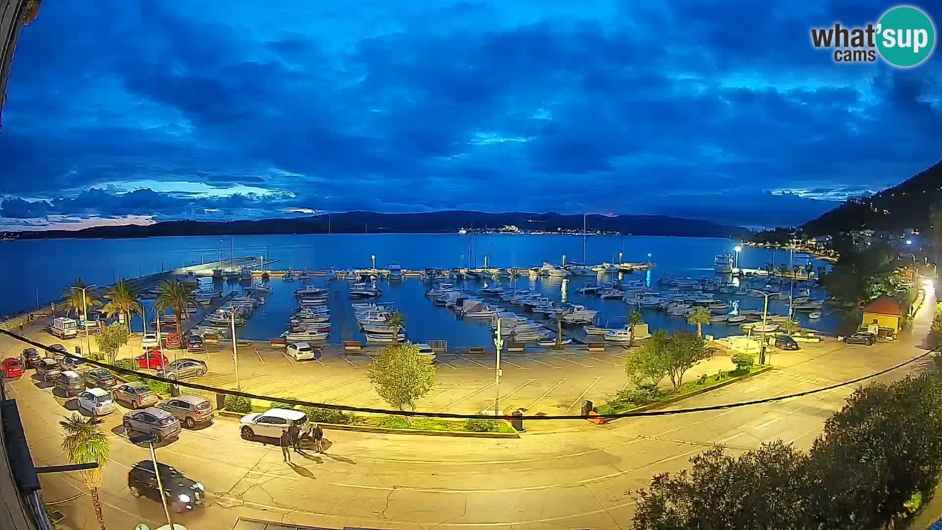 Webcam Orebić Uferpromenade – Fähre nach Korčula Live