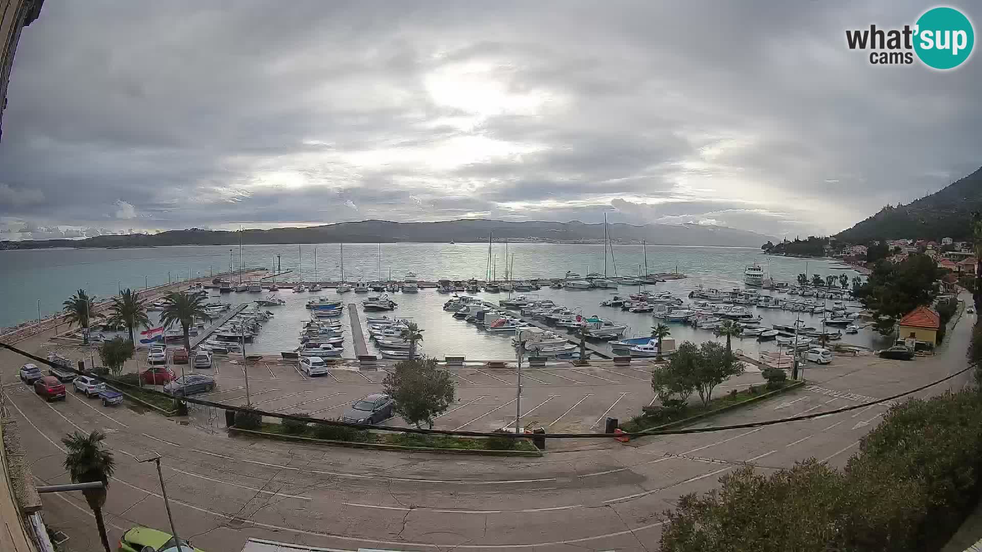 Webcam Orebić Riva – Ferry to Korčula Live