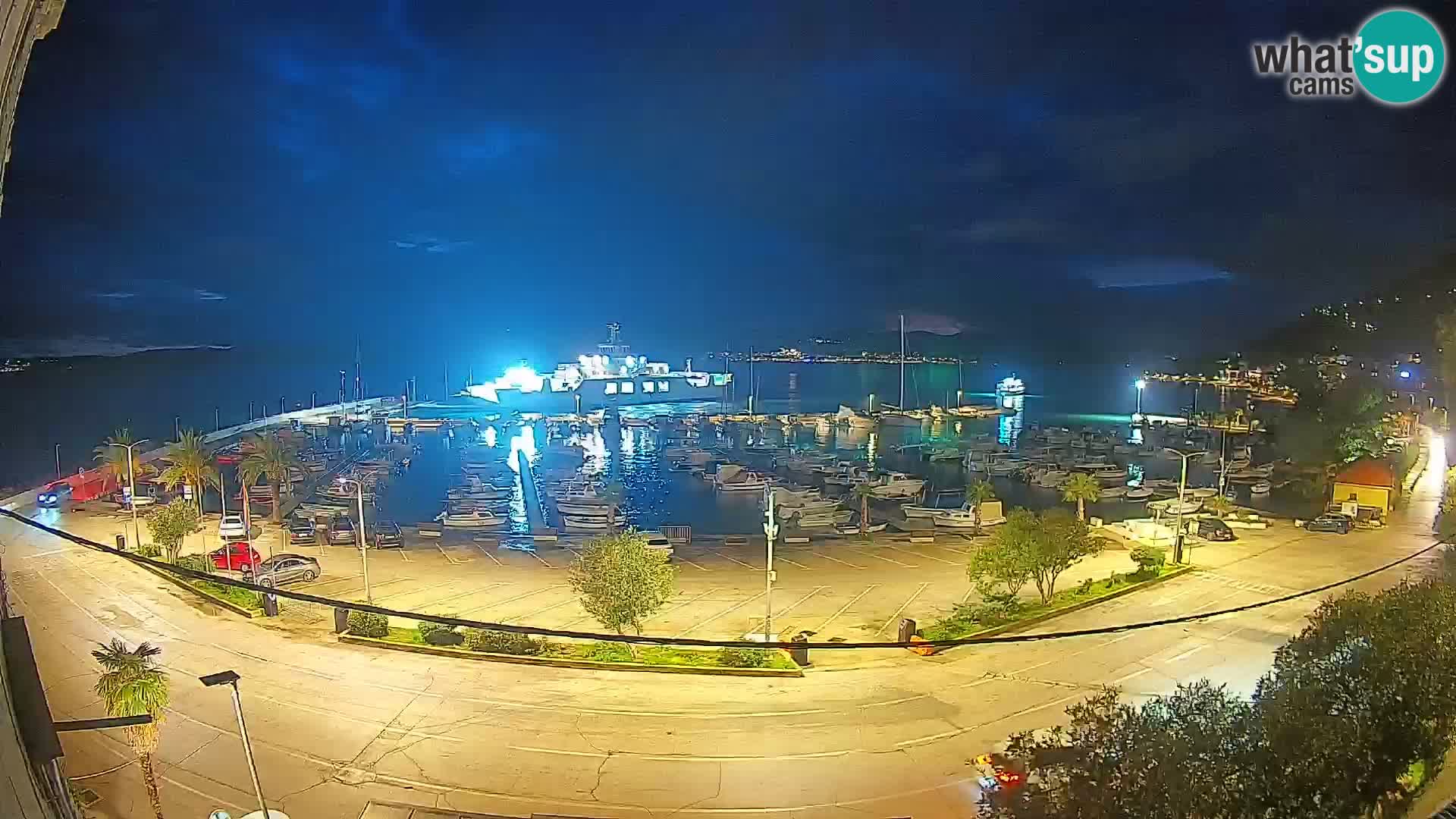Webcam Orebić Riva – Ferry a Korčula en vivo
