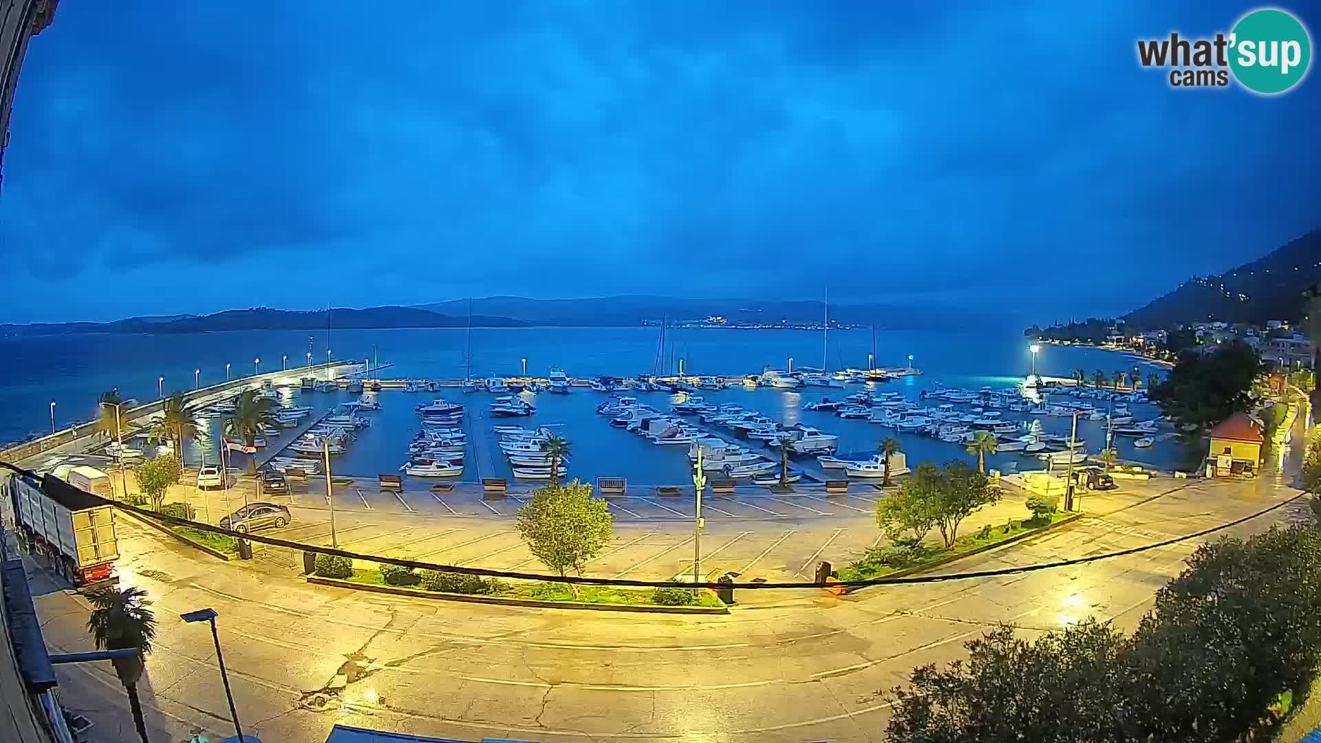 Webcam Orebić Riva – Ferry vers Korčula en direct